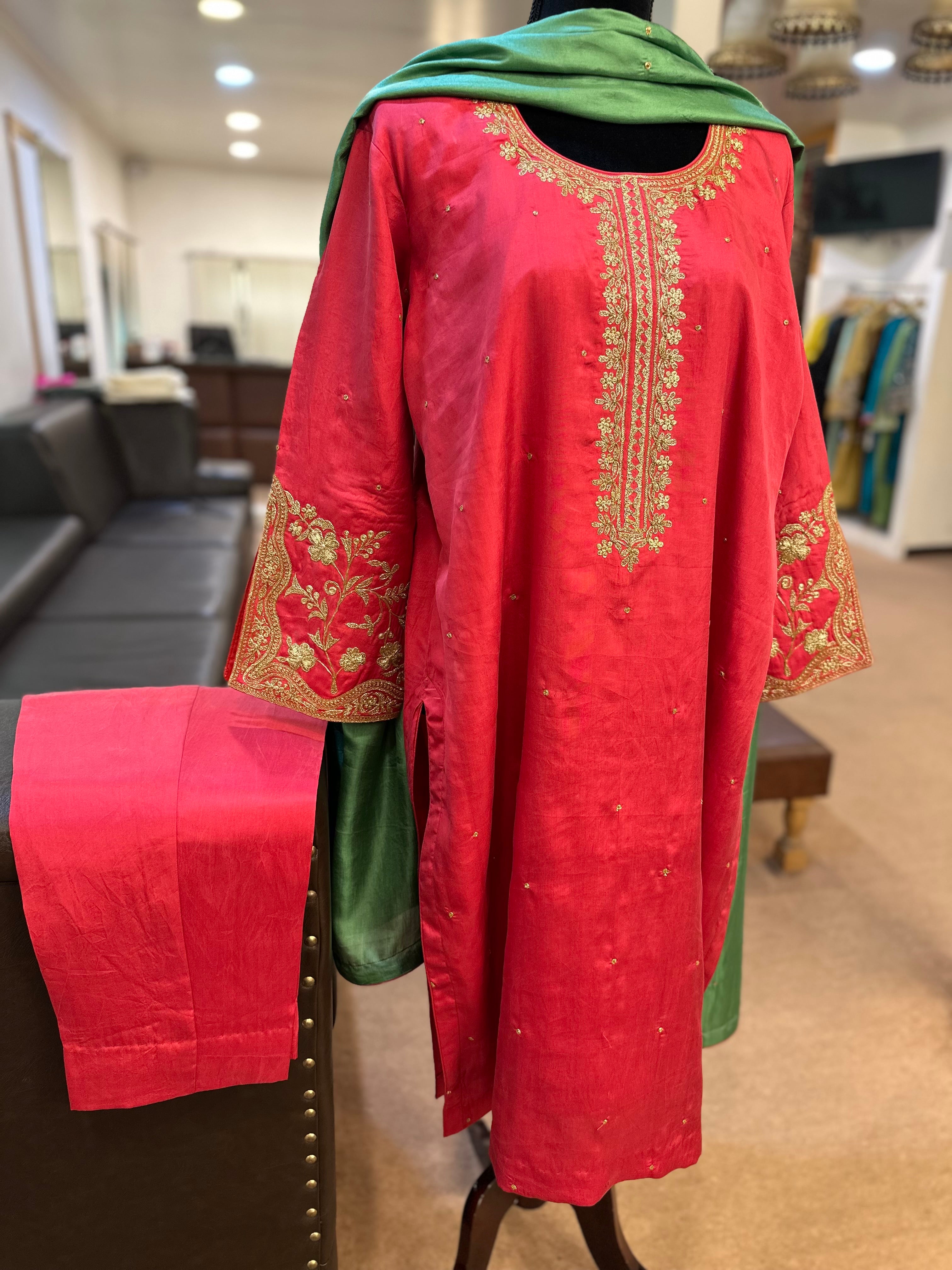 Puresilk kurta set mtks808