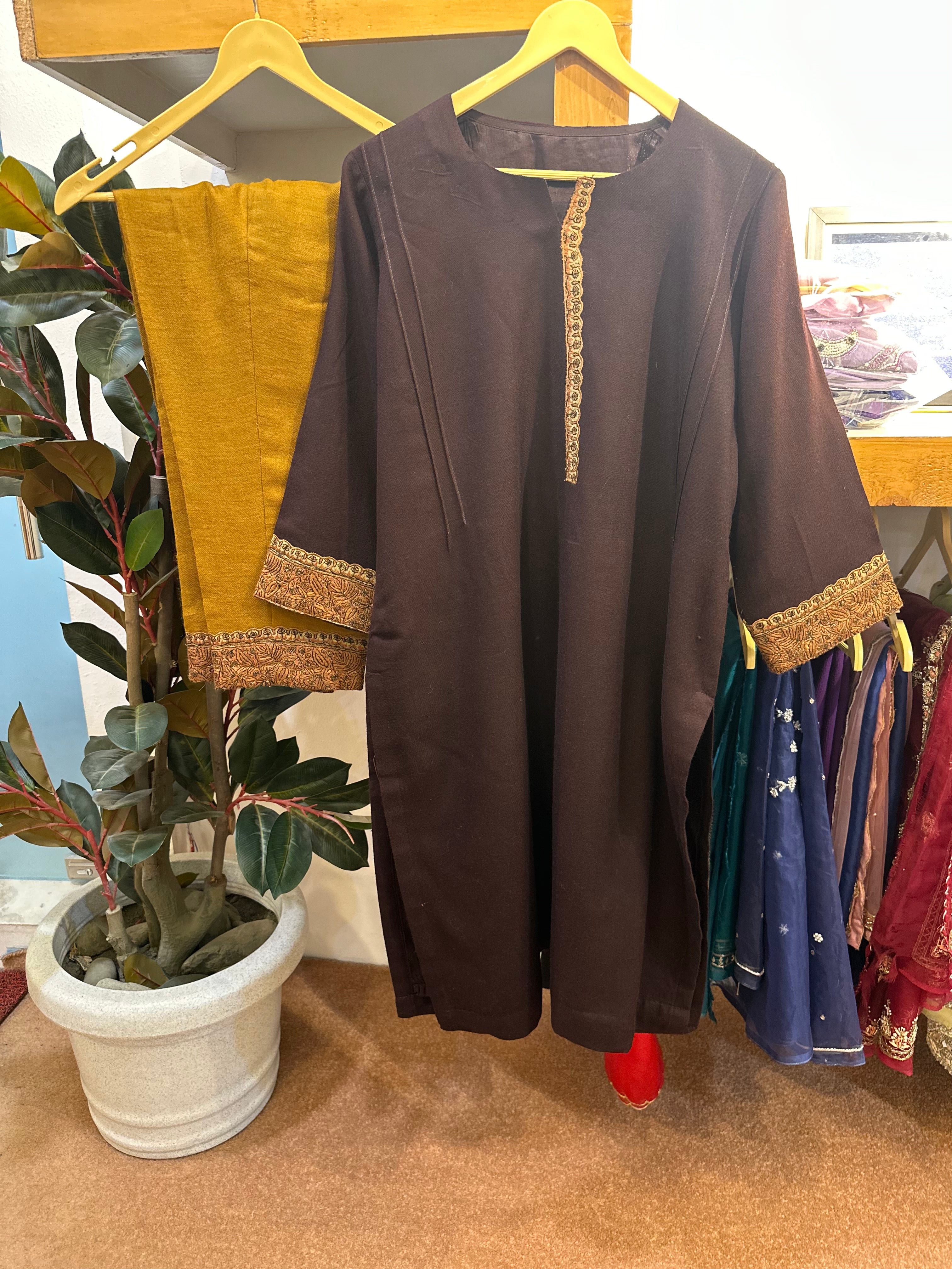 Pashmina blend Kurta set Pwb290