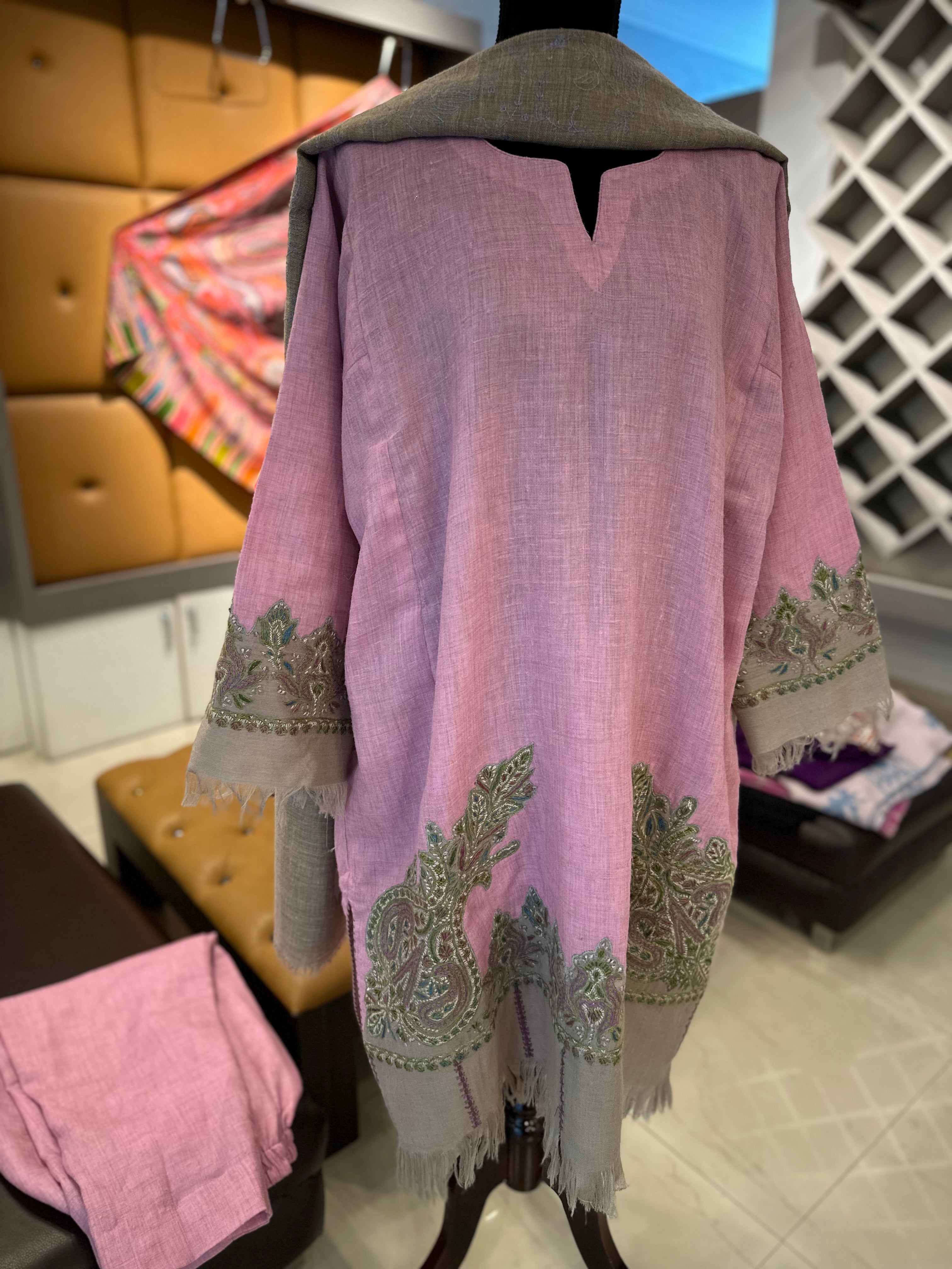 Purepashmina blend handsozniwork pwb498