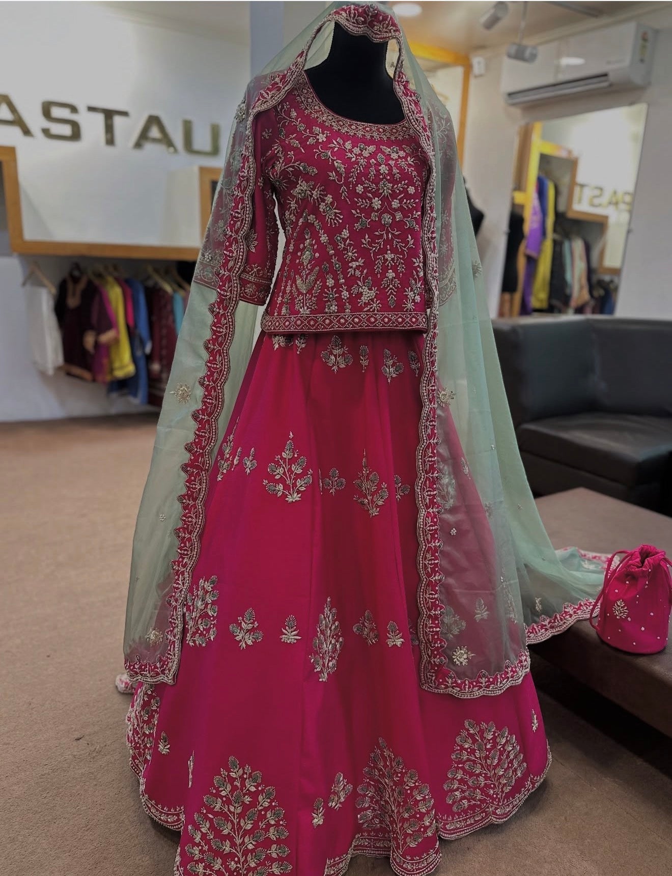 Handwork bridal ensemble