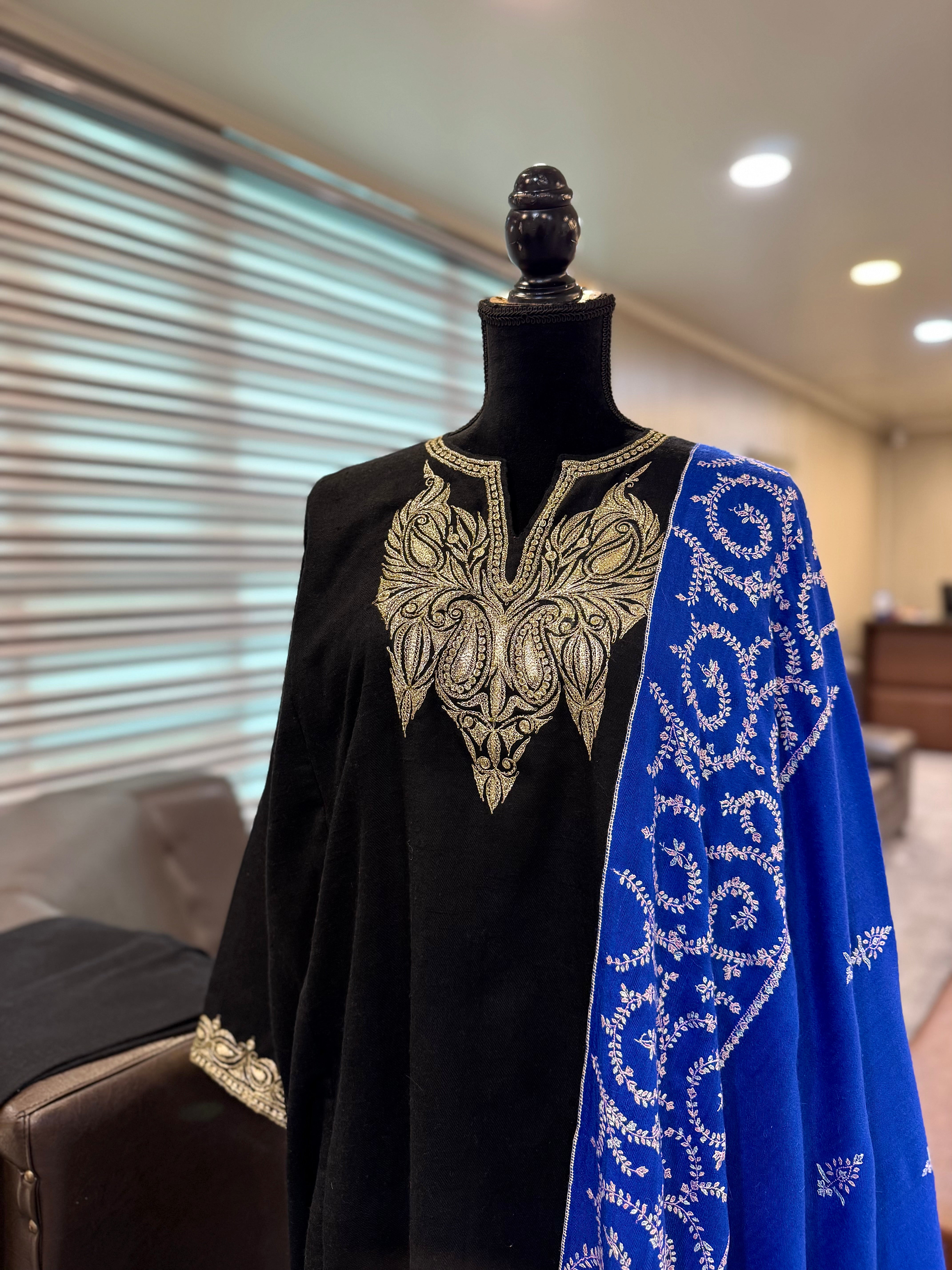 Purepashmina blend 2 piece pheran set