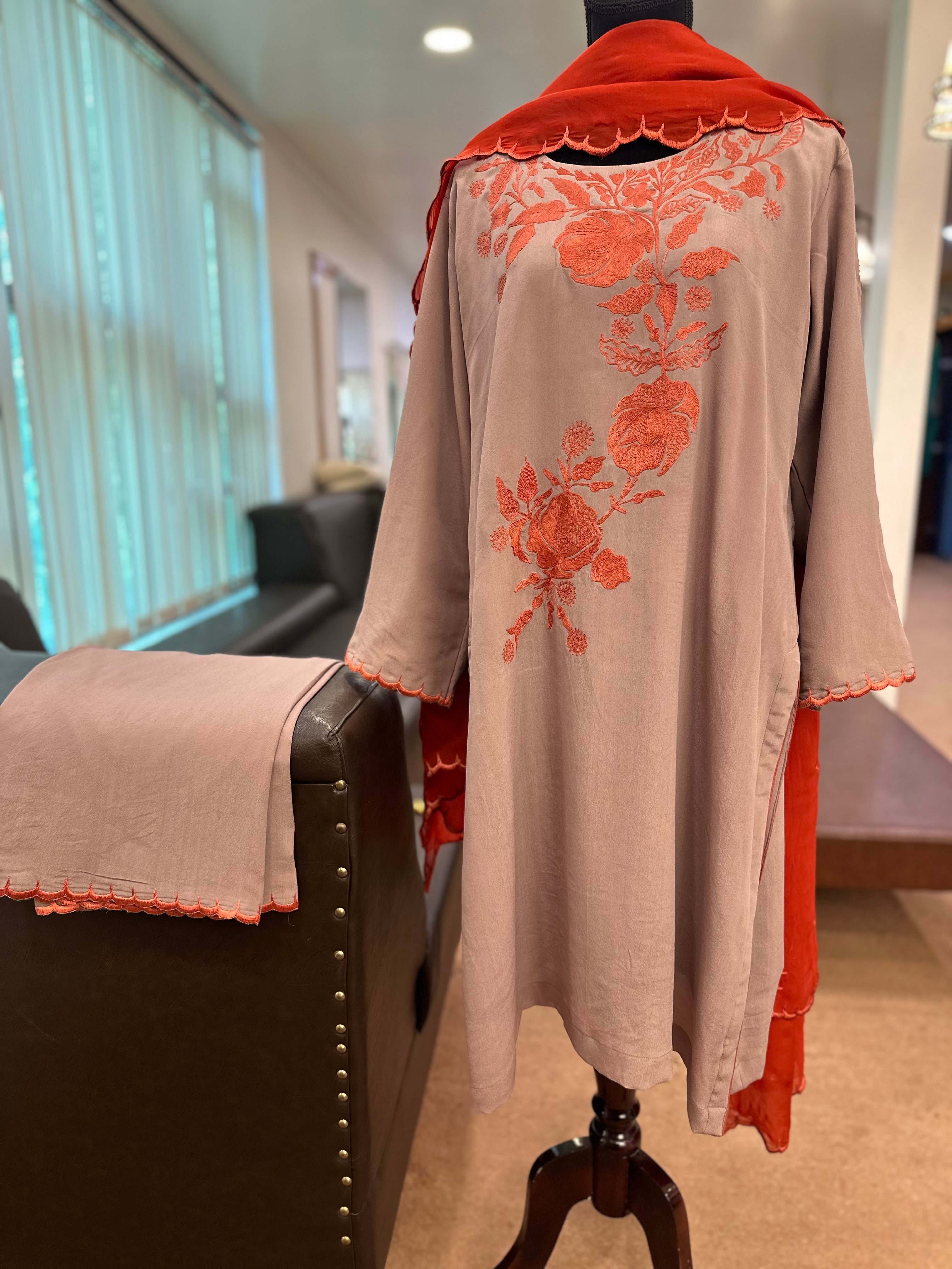 Pure crepe kurta set pbks895