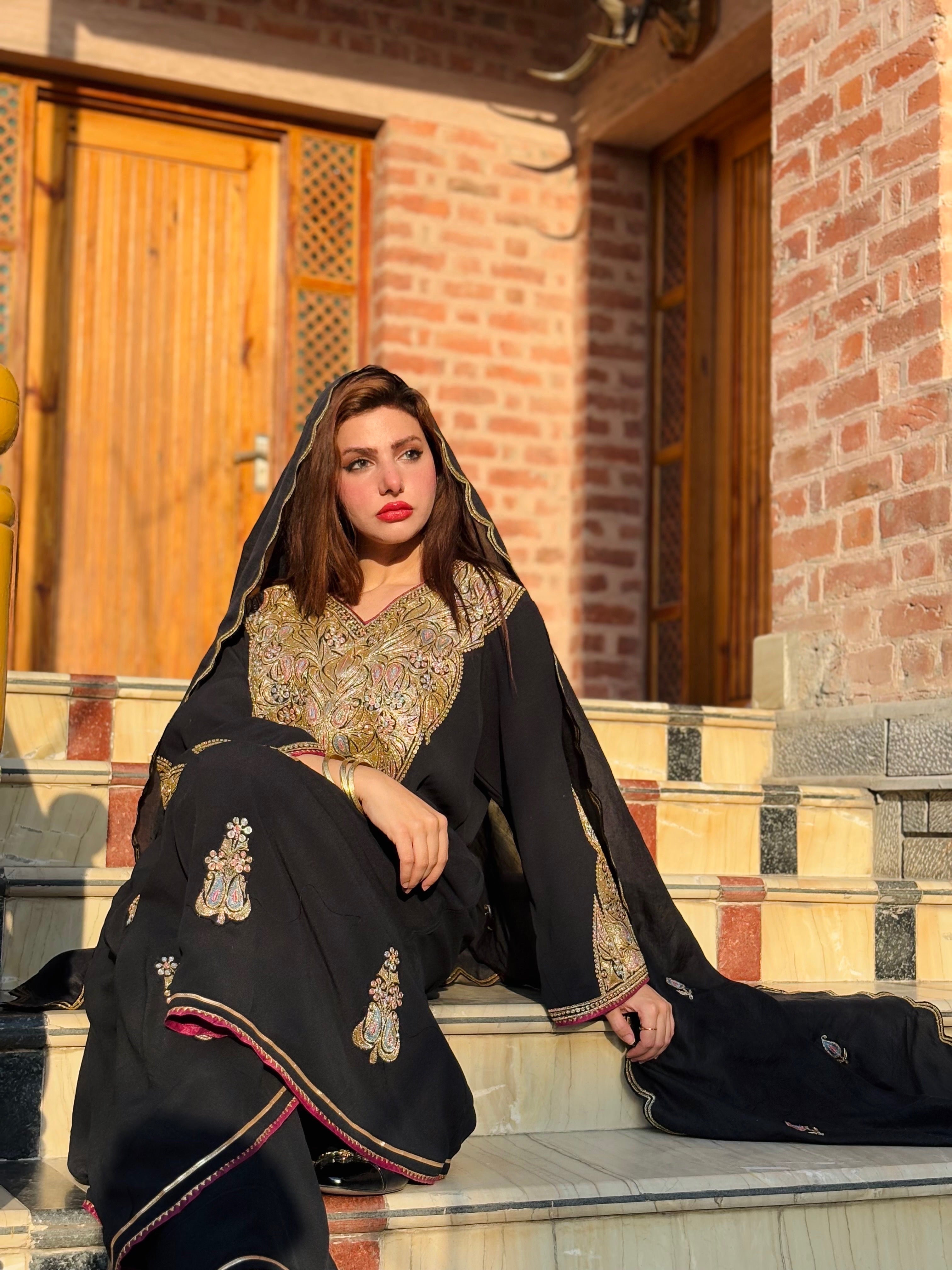 Purecrepe 3 piece kurta set mtks852