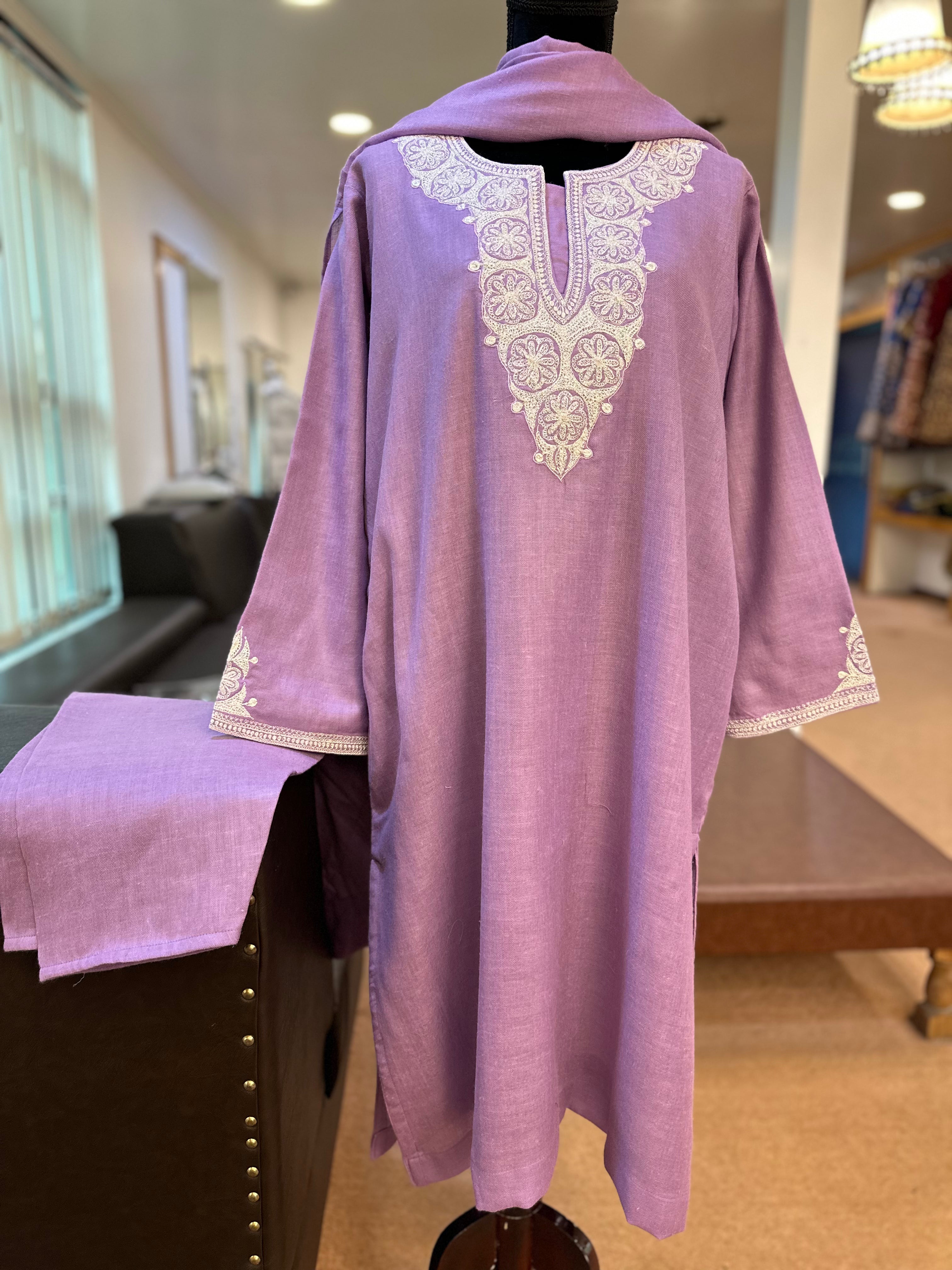 Pashmina blend pheran set