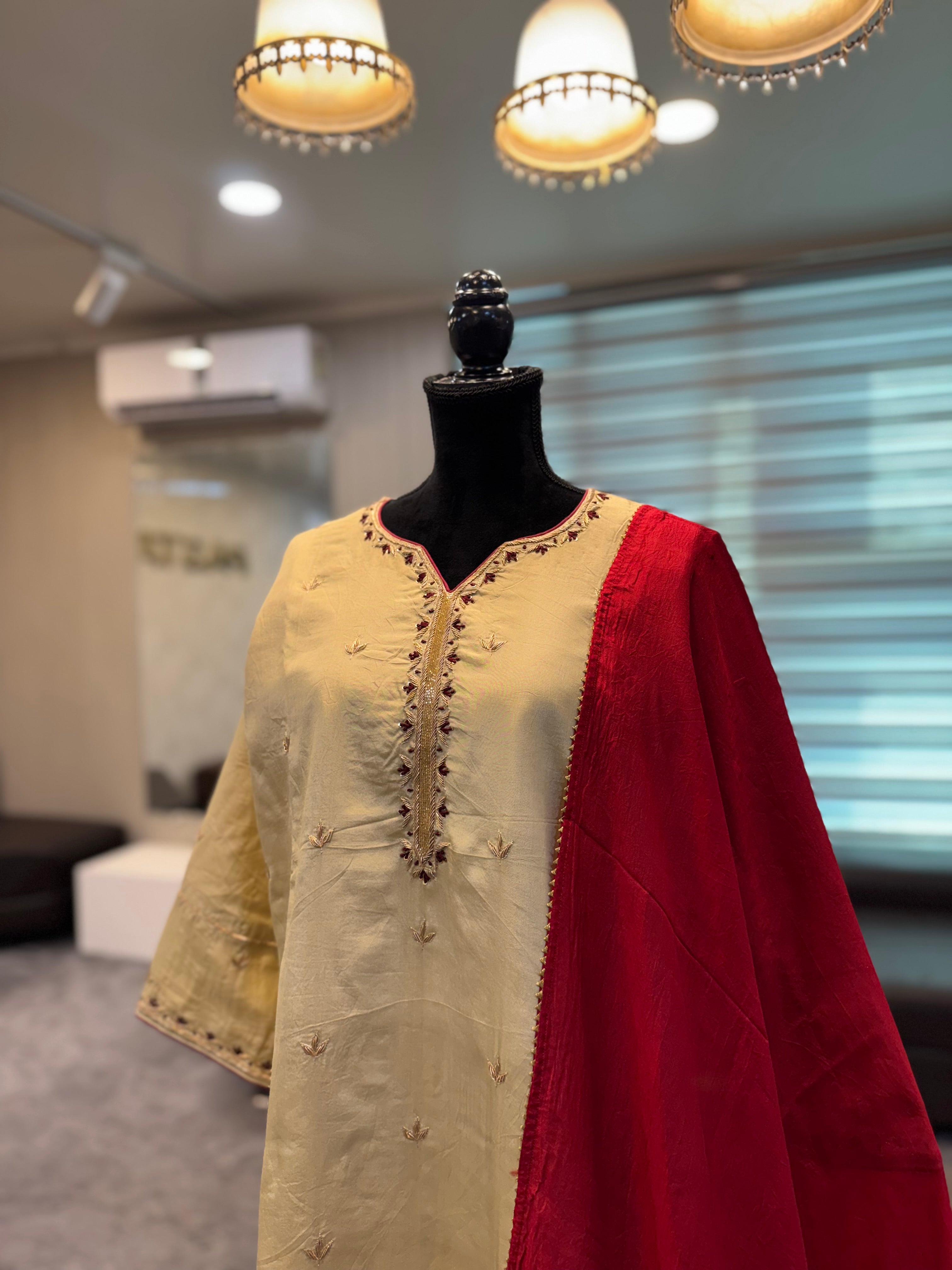 Puresilk 3 pc handwork