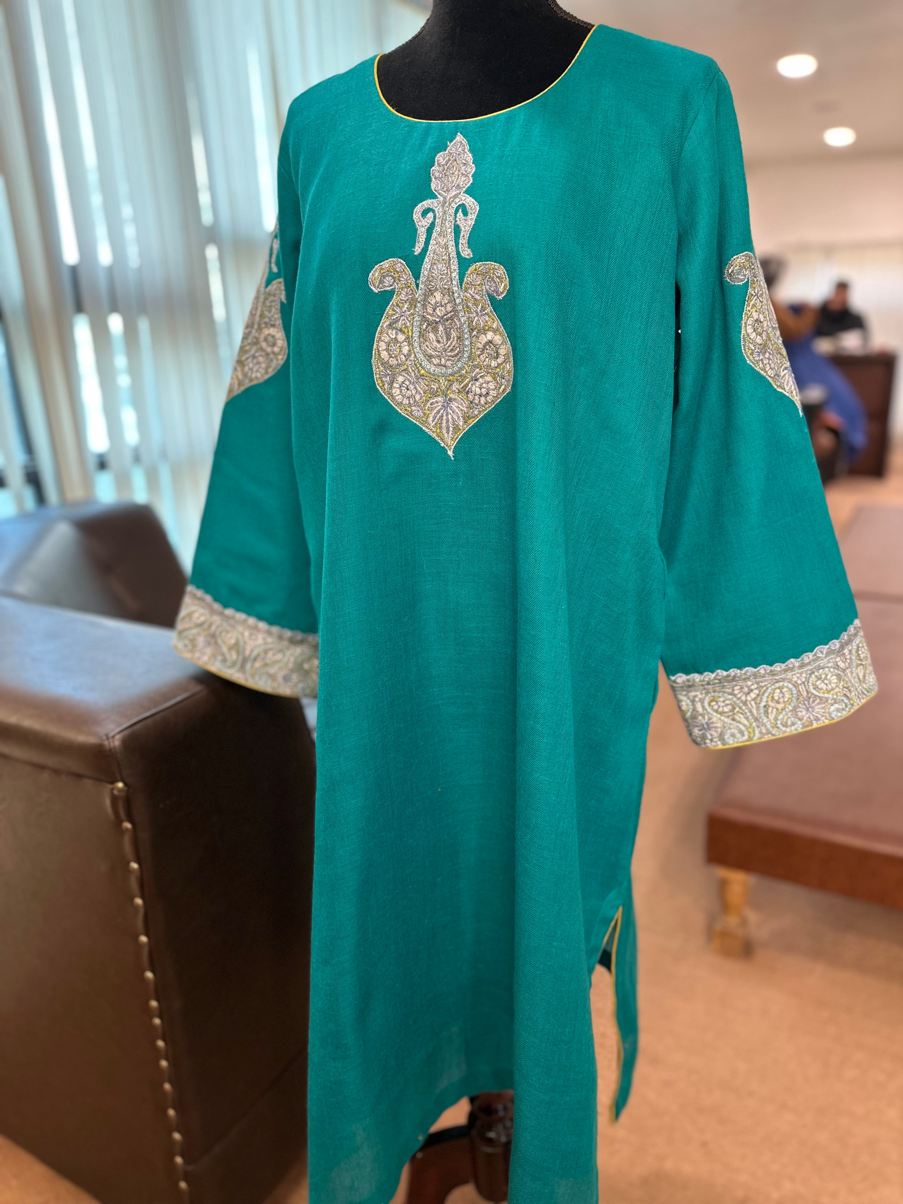 Purepashmina blend kurta set pwb428