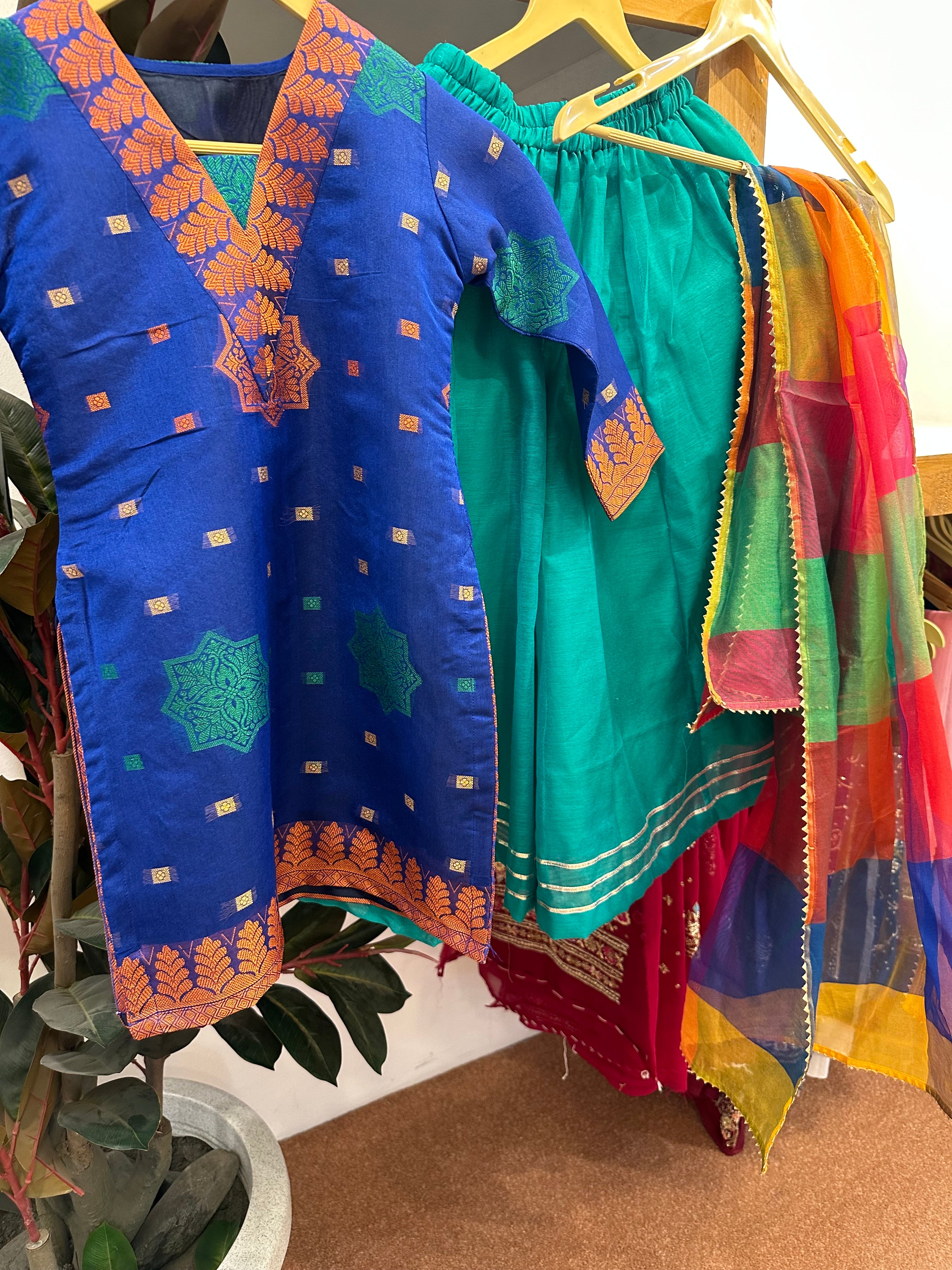 Kids Kurta skirt set pbks632