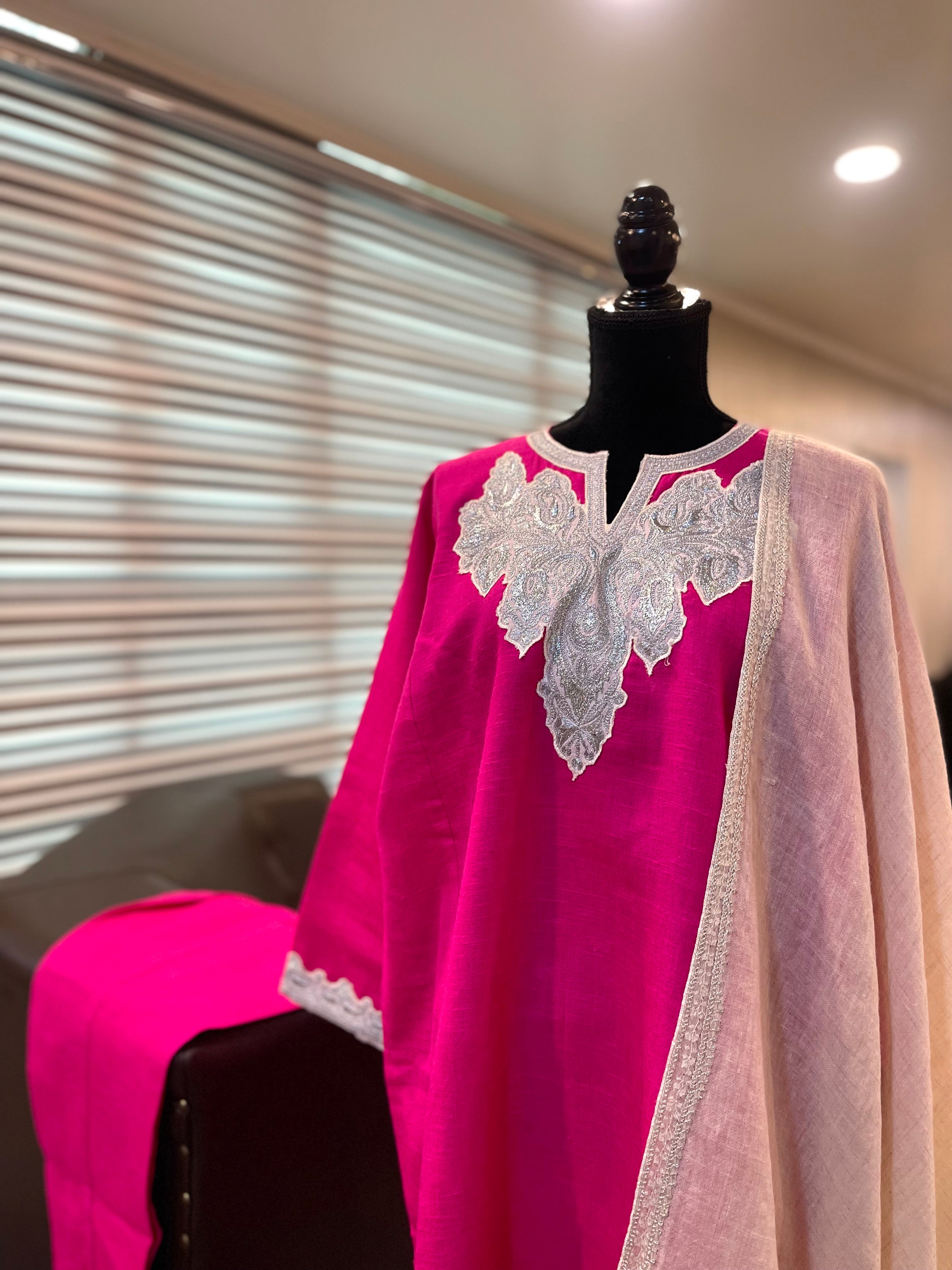 Purepashmina blend pheran set