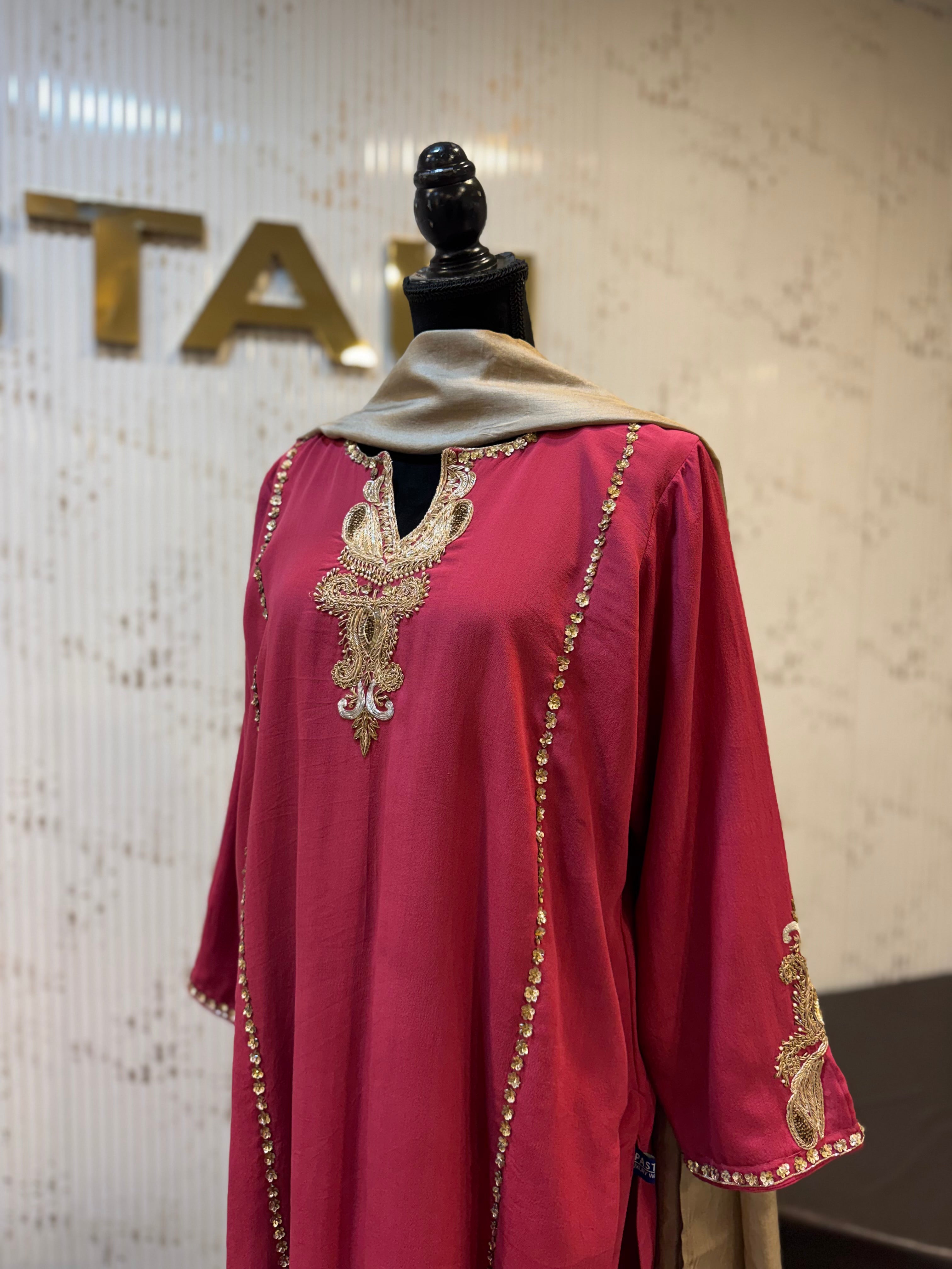 Purecrepe handwork suit pbks124