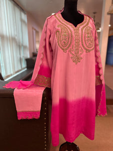Purecrepe 3 piece tillawork suit mtks799