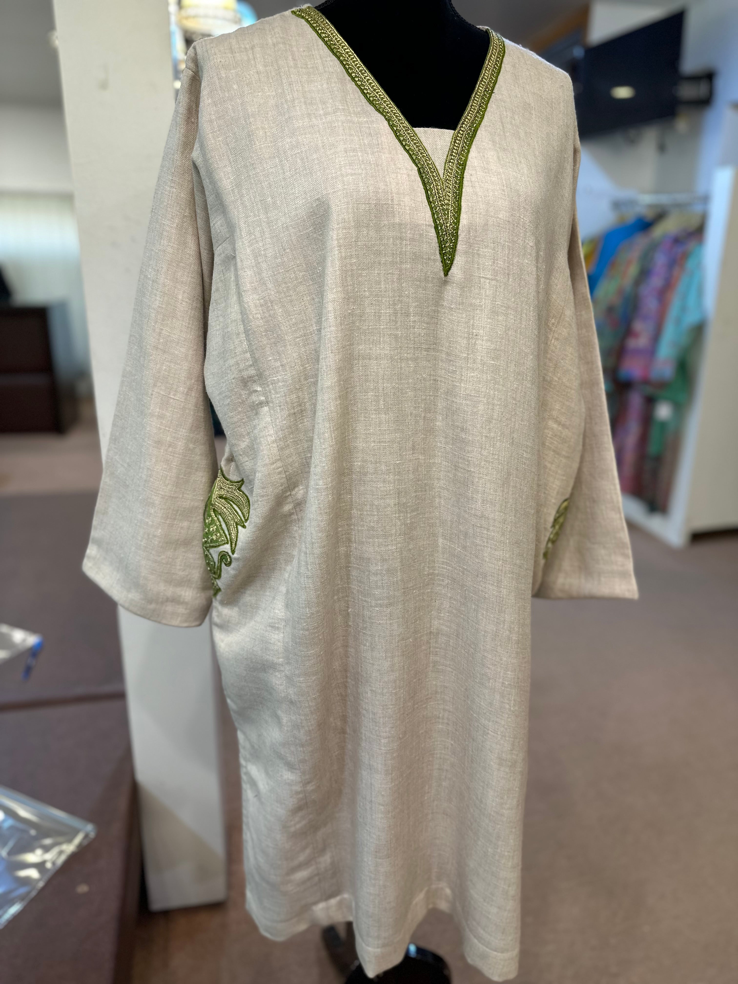 Purepashmina blend handtilla pheran pwb297