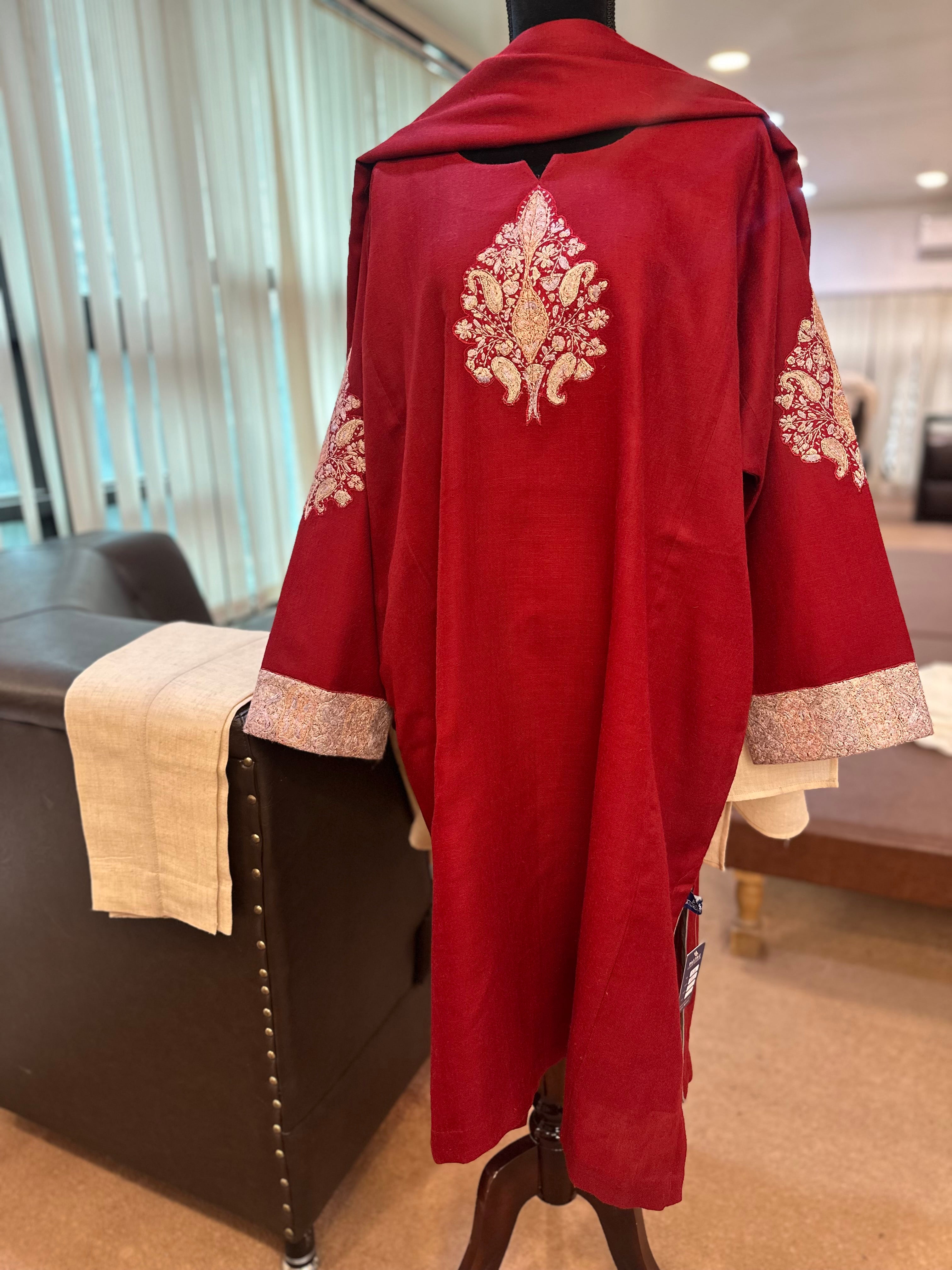 Purepashmina blend pheran set 3 piece pwb425