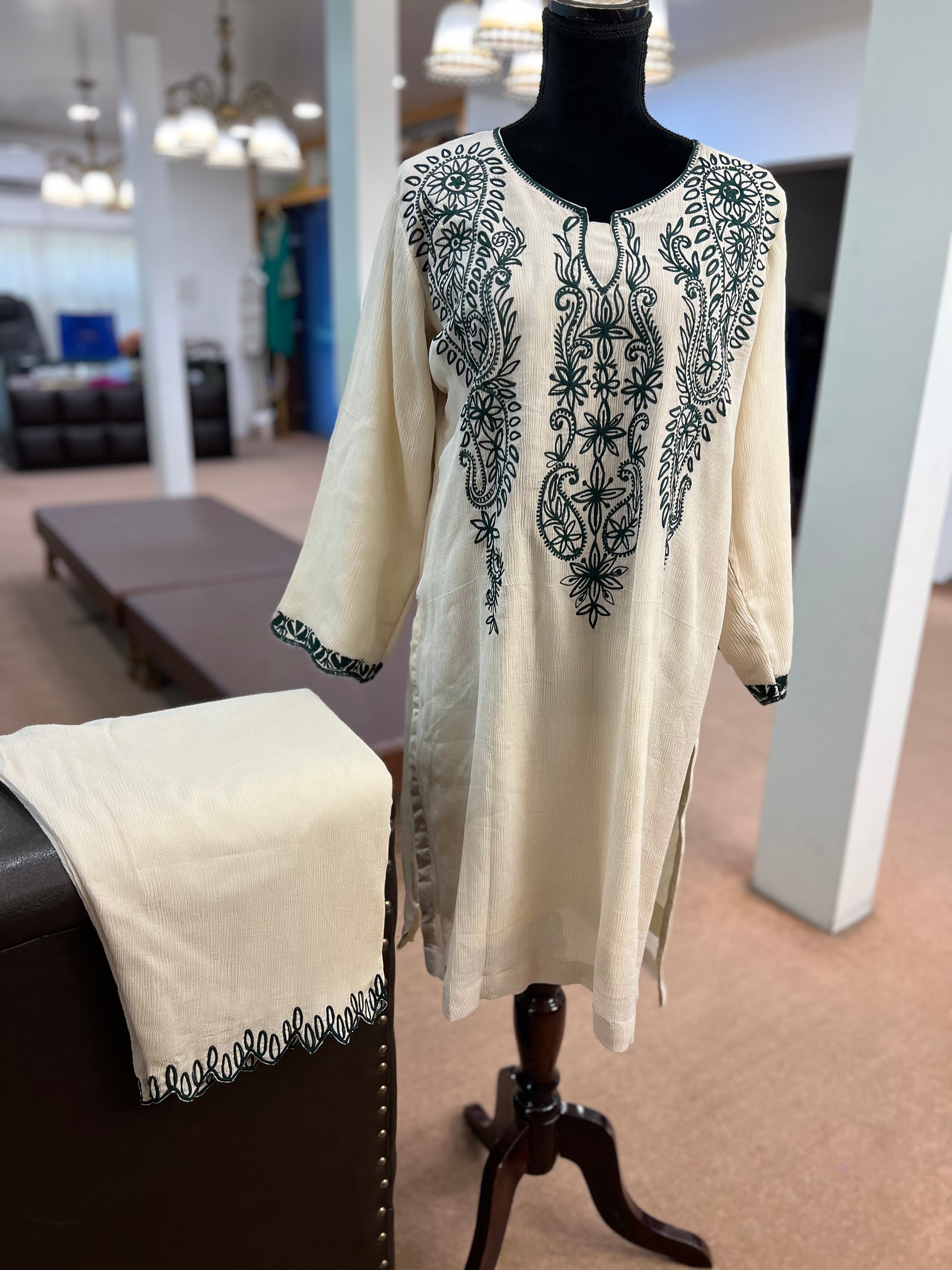 Pure chiffon Kurta set 2pc pbks891