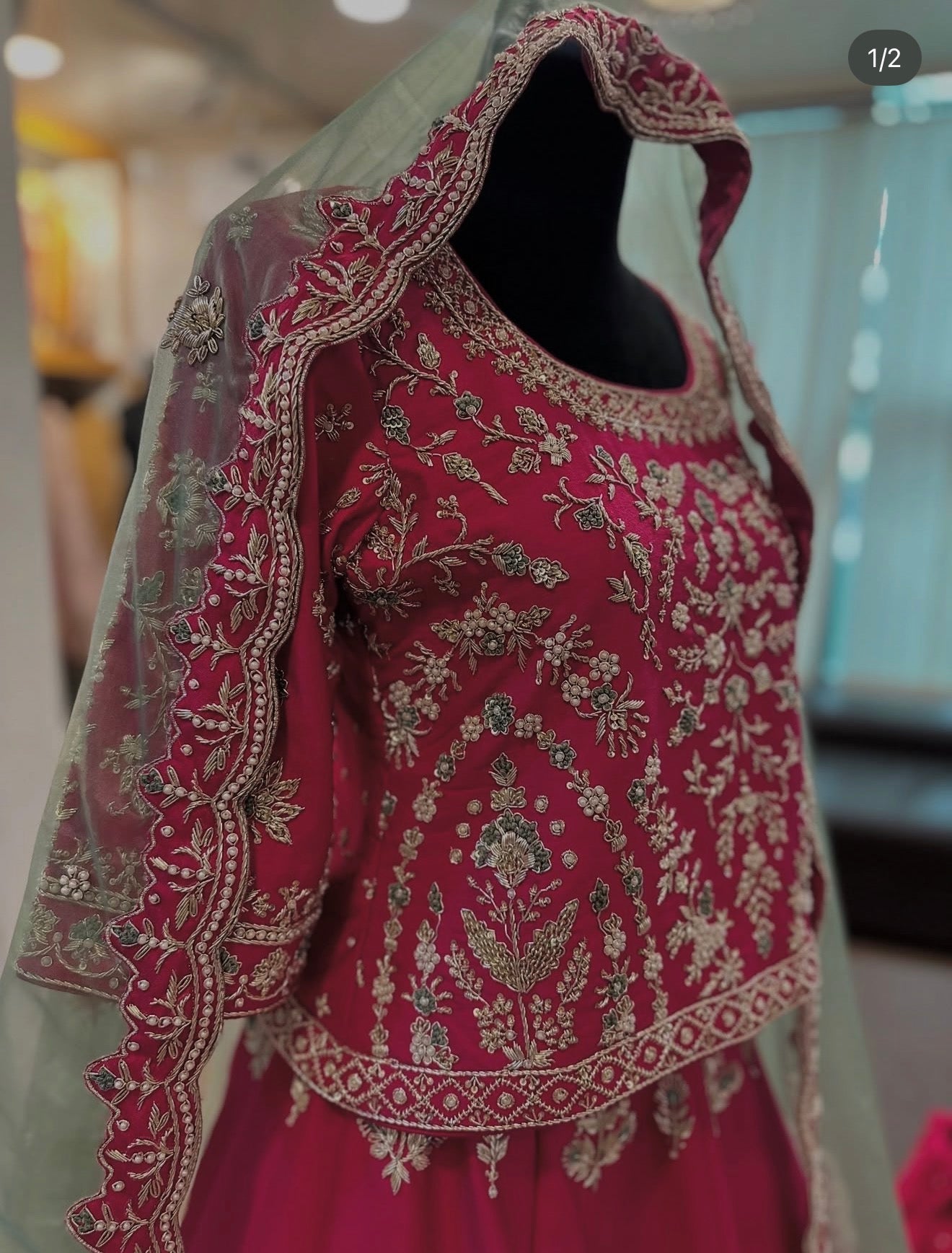 Handwork bridal ensemble