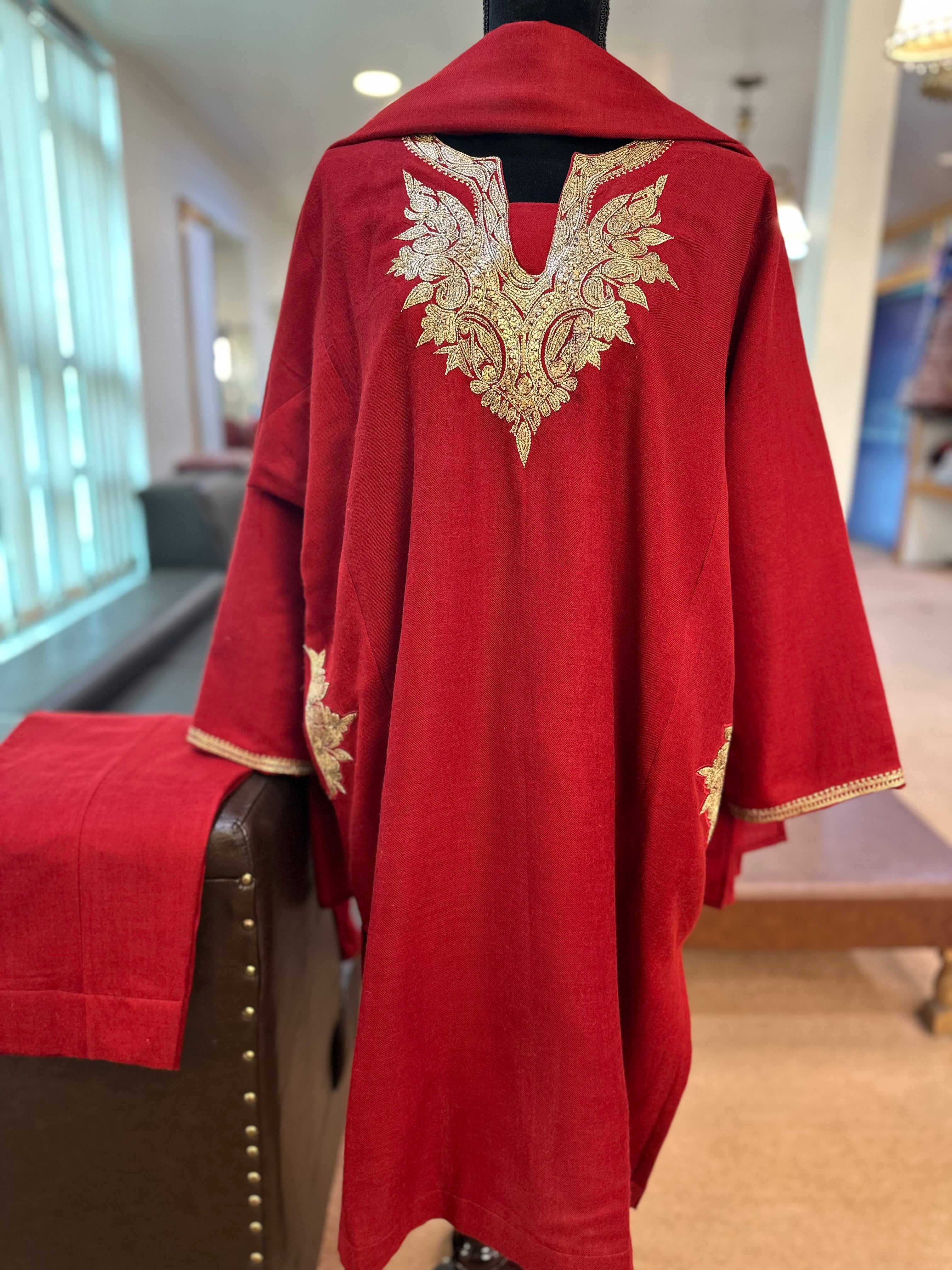 Purepashmina blend pheran set