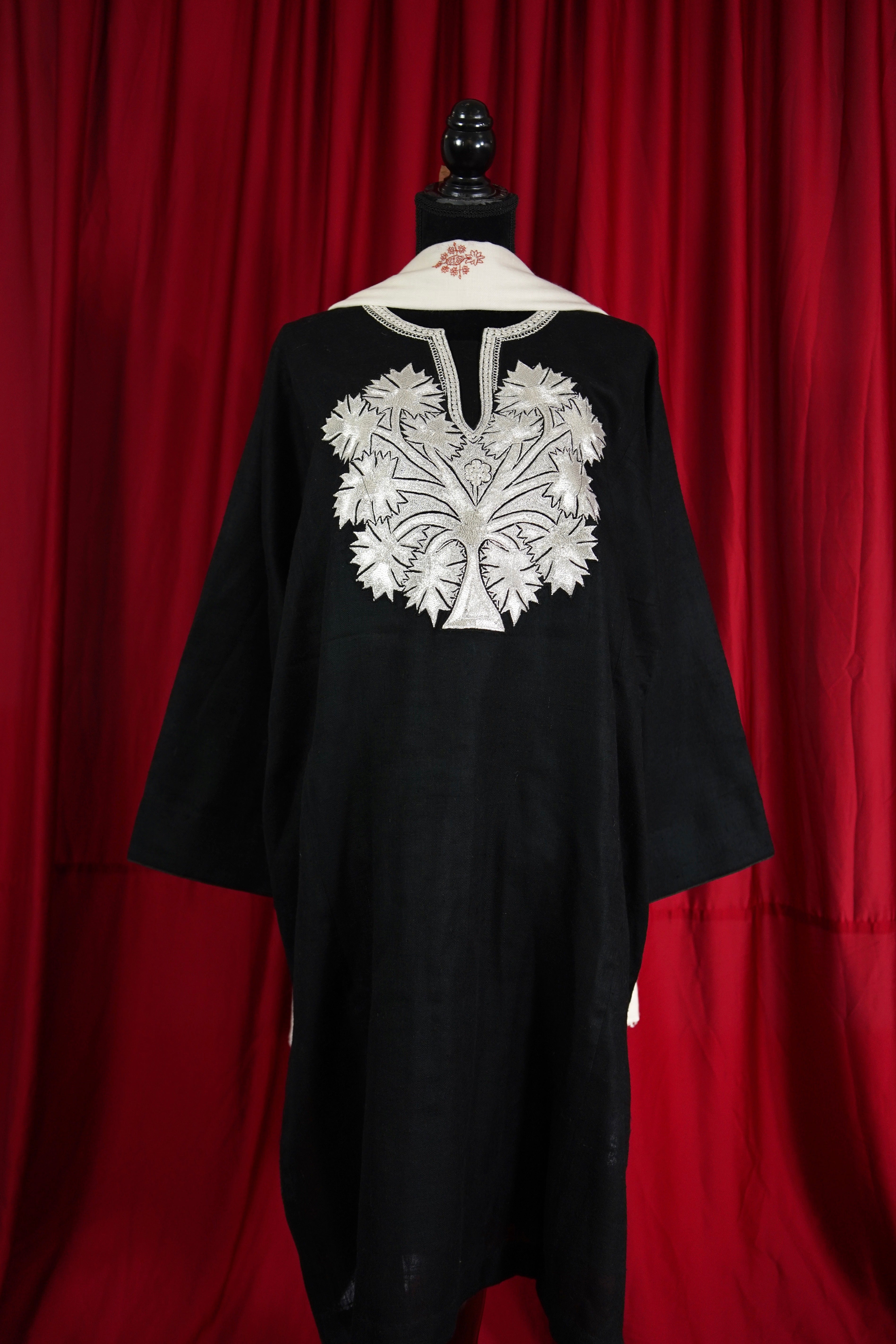 Handtilla purepashmina blend pheran set pwb480