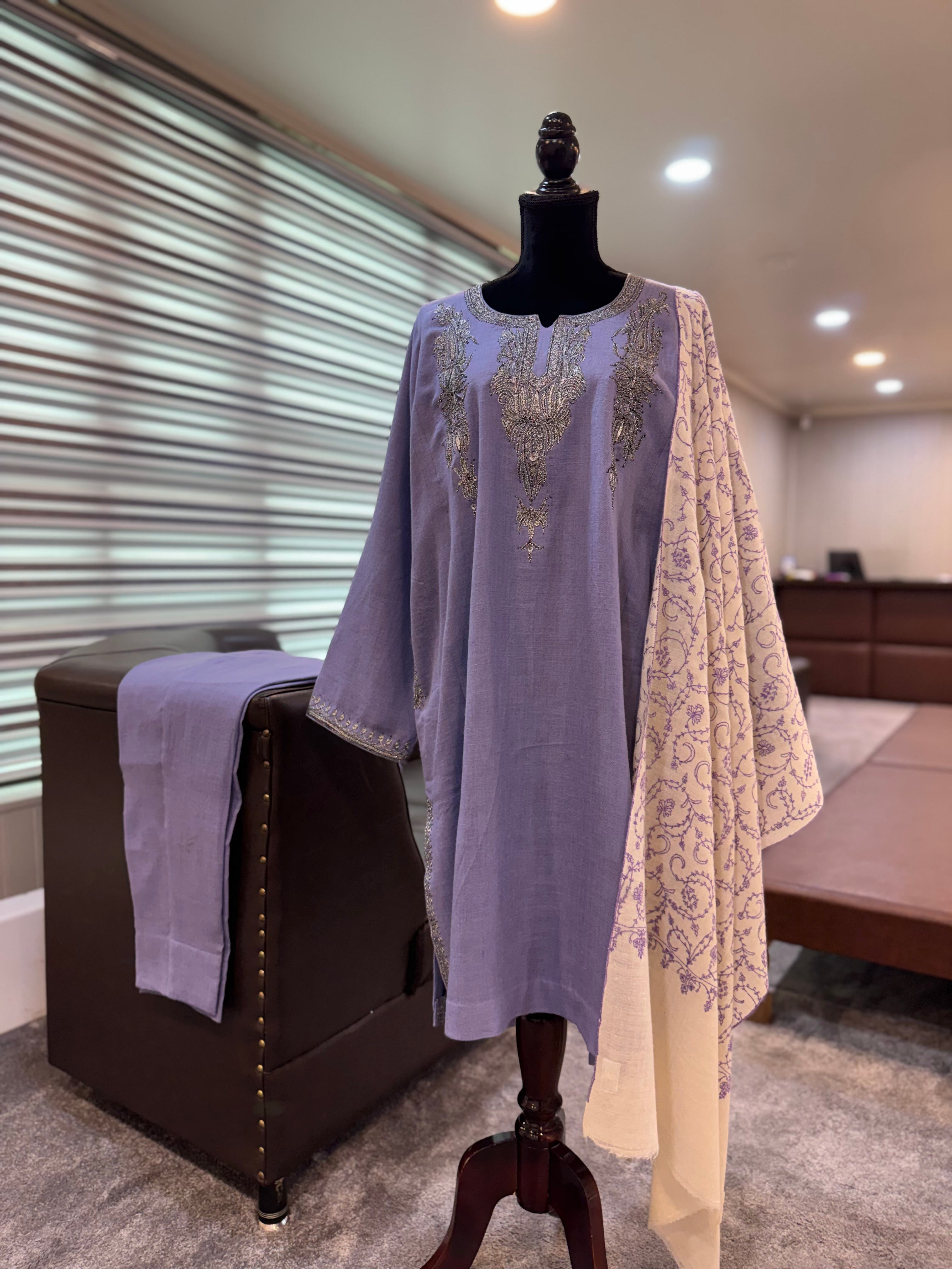 Purepashmina blend 2 piece pwb575