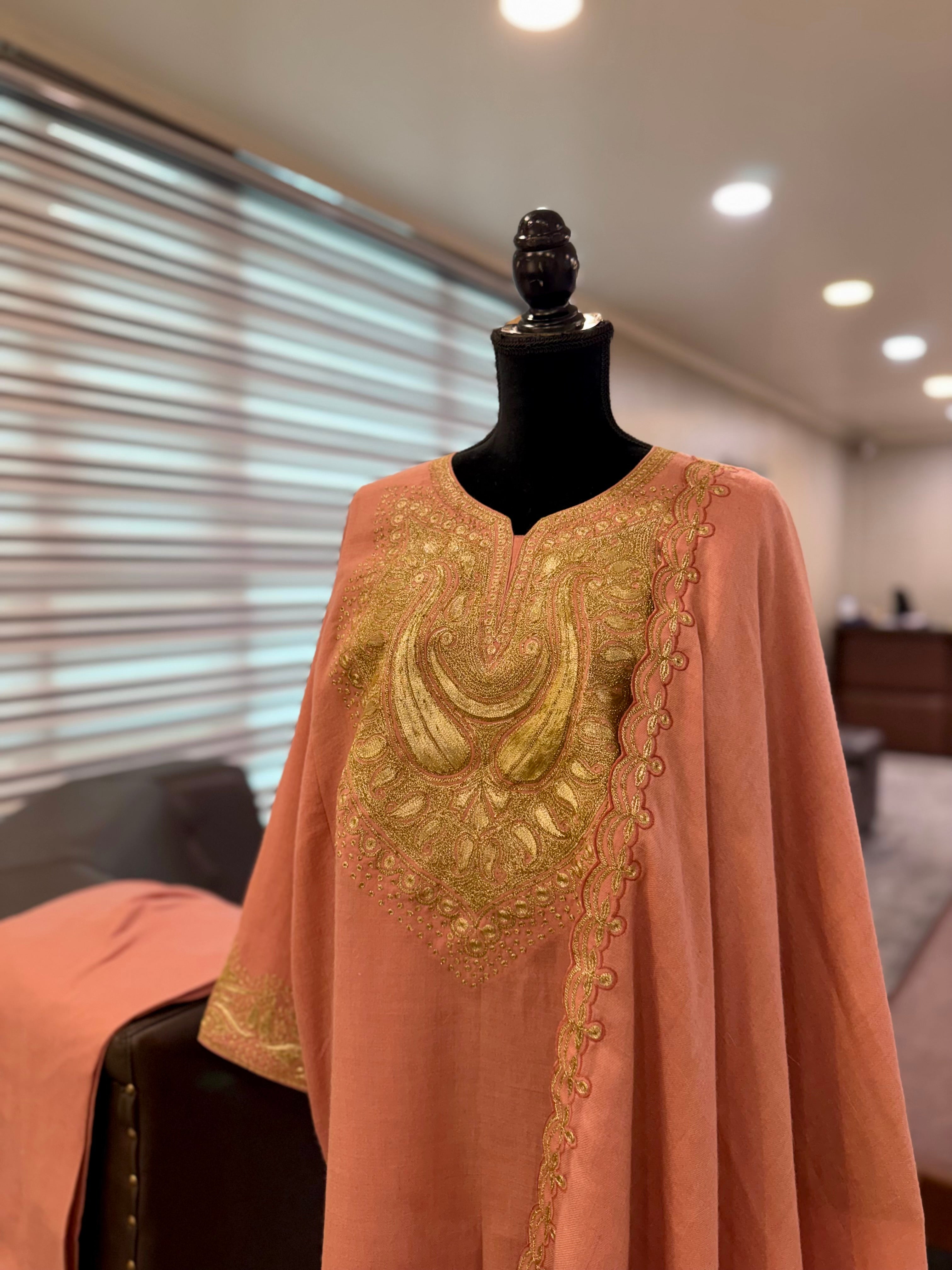 Purepashmina pheran set 3 pc