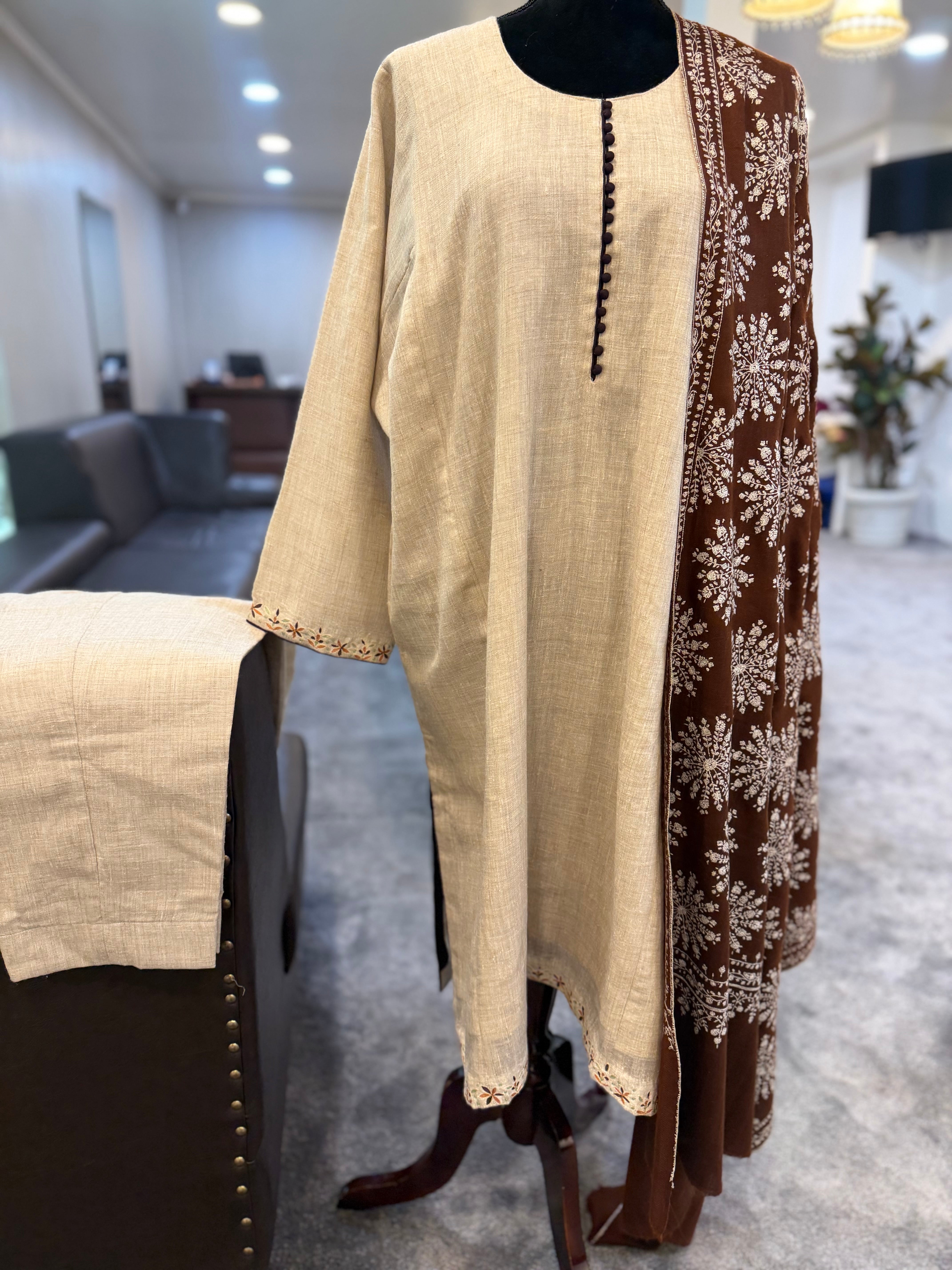 Purepashmina blend 2 piece pwb551