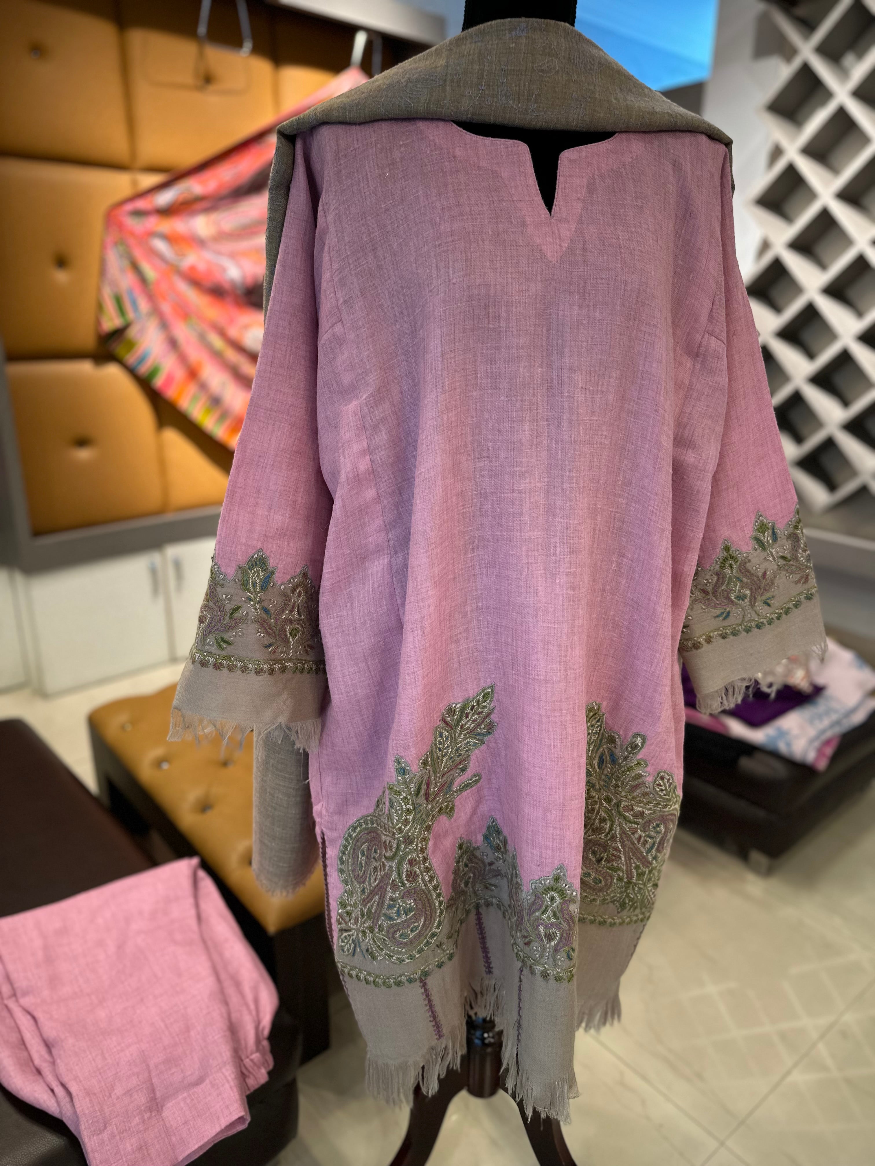 Purepashmina blend handsozniwork pwb498