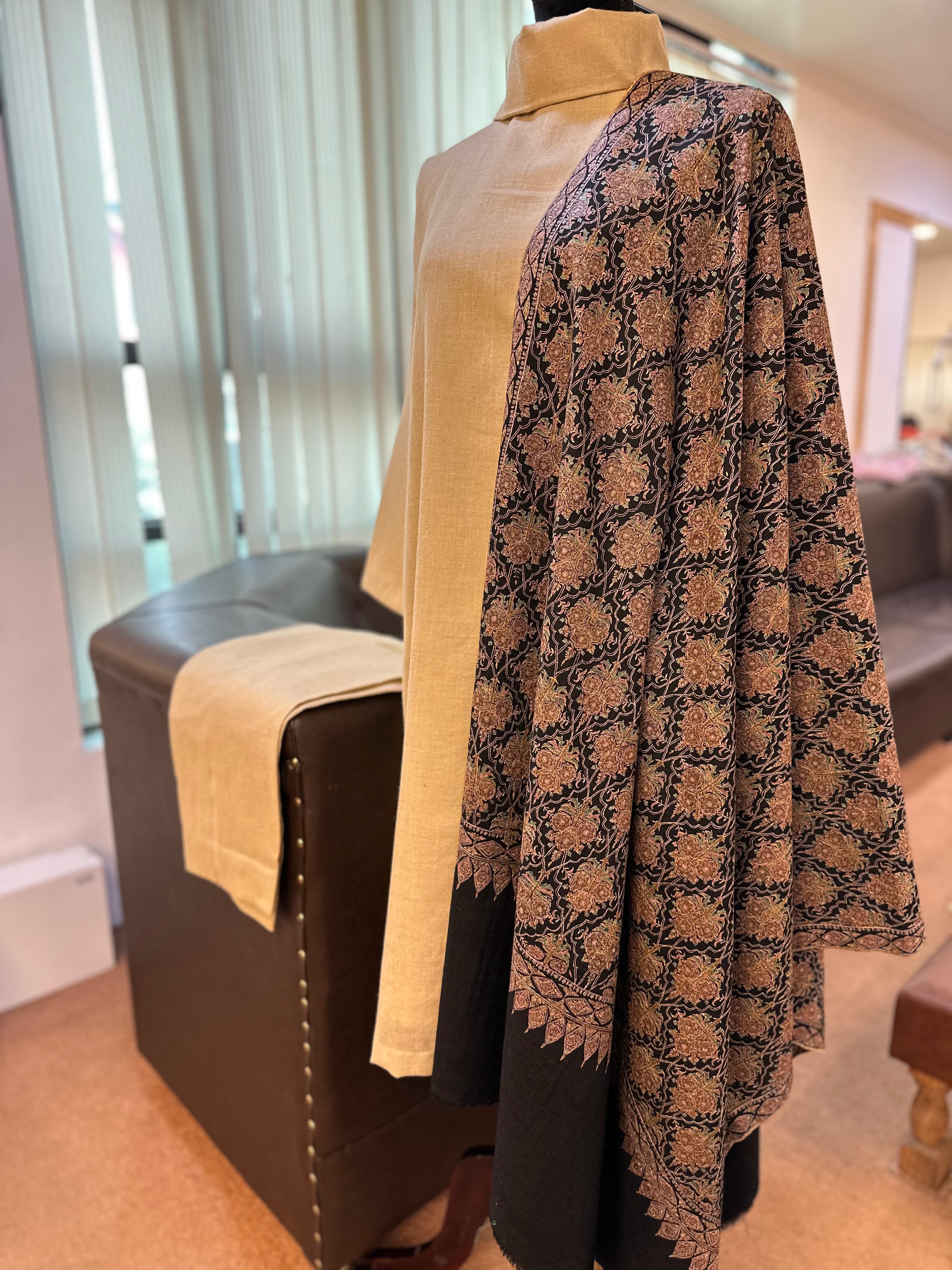 Pashmina blend dress