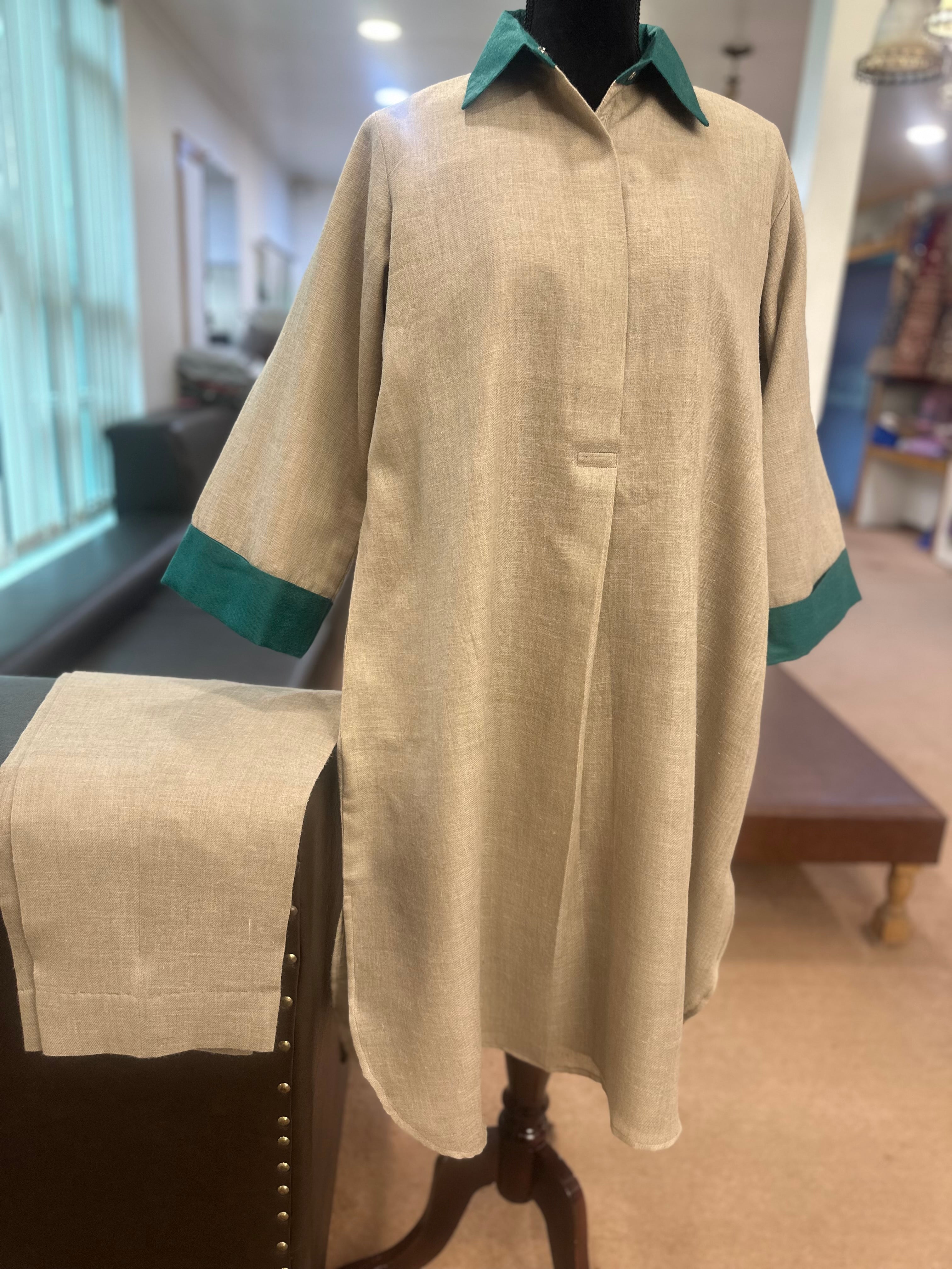 Purepashmina blend kurta set pwb450