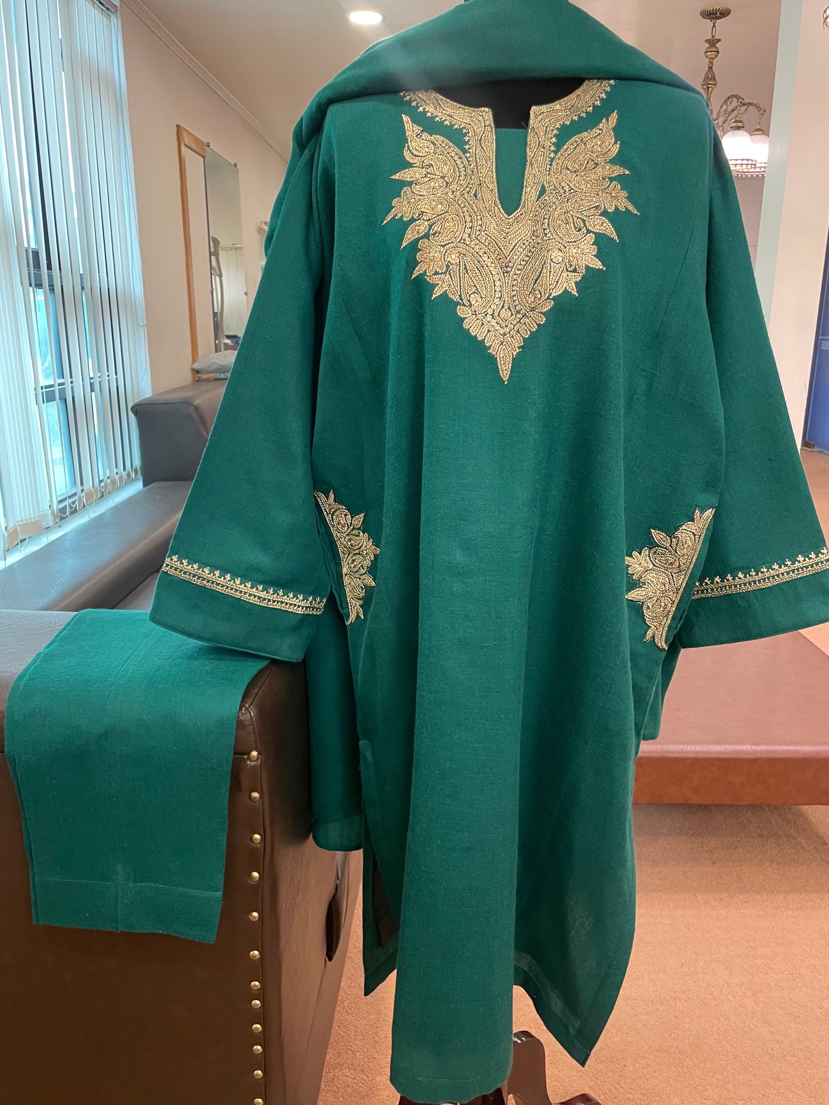 Pure pashmina blend hand tilla 3pc