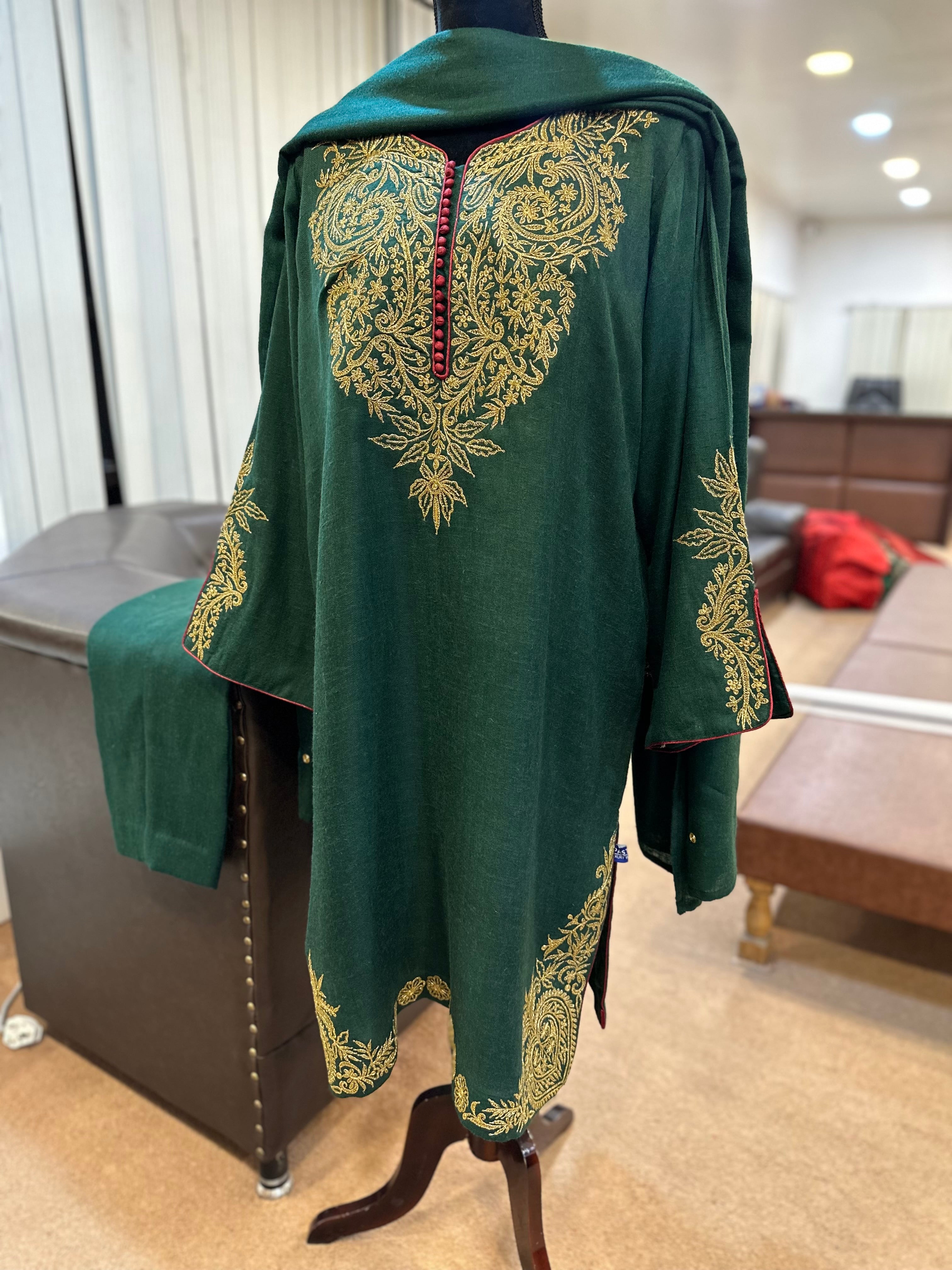 Purepashmina blend 3 piece kurta set pwb460