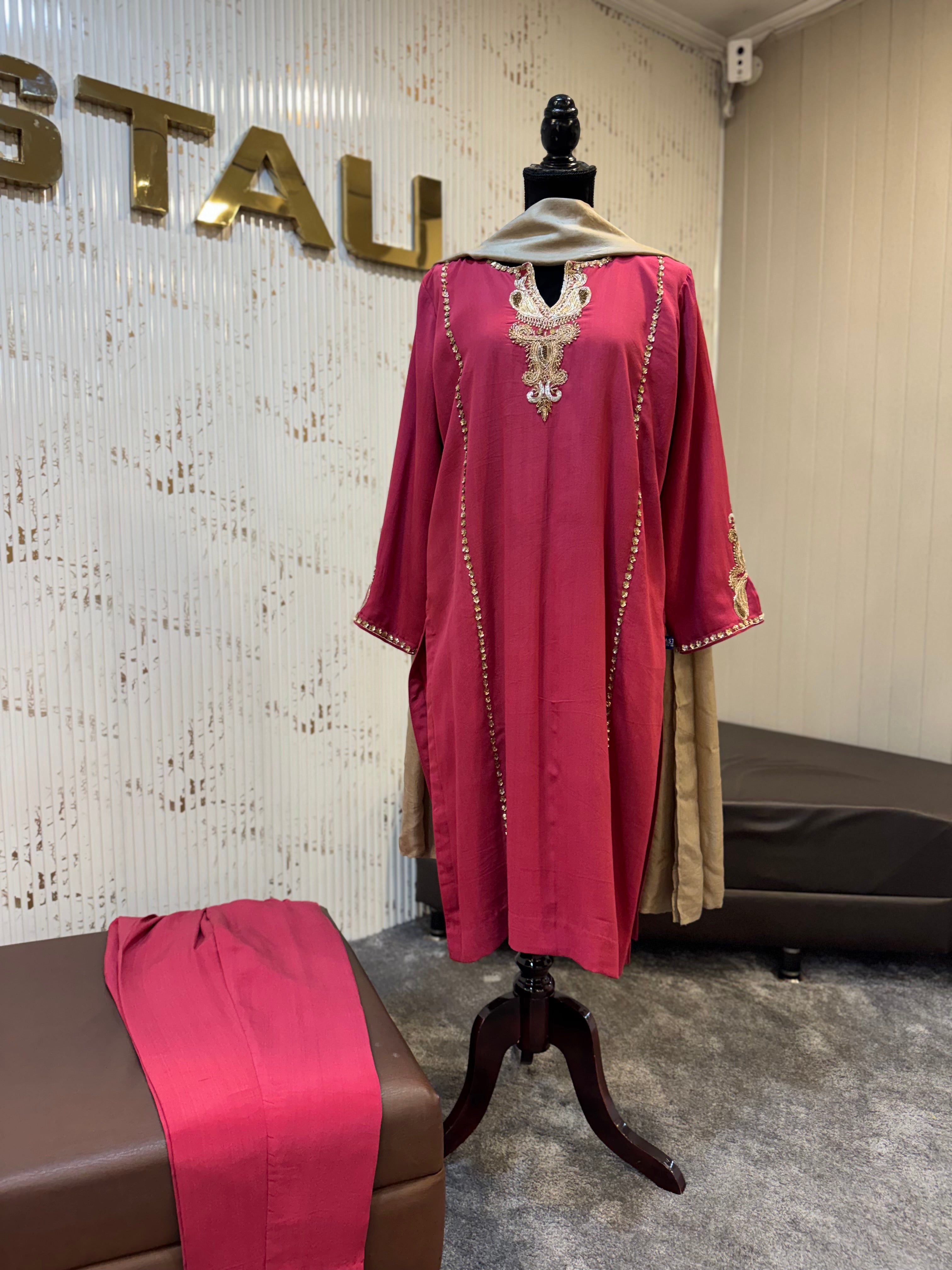 Purecrepe handwork suit pbks124