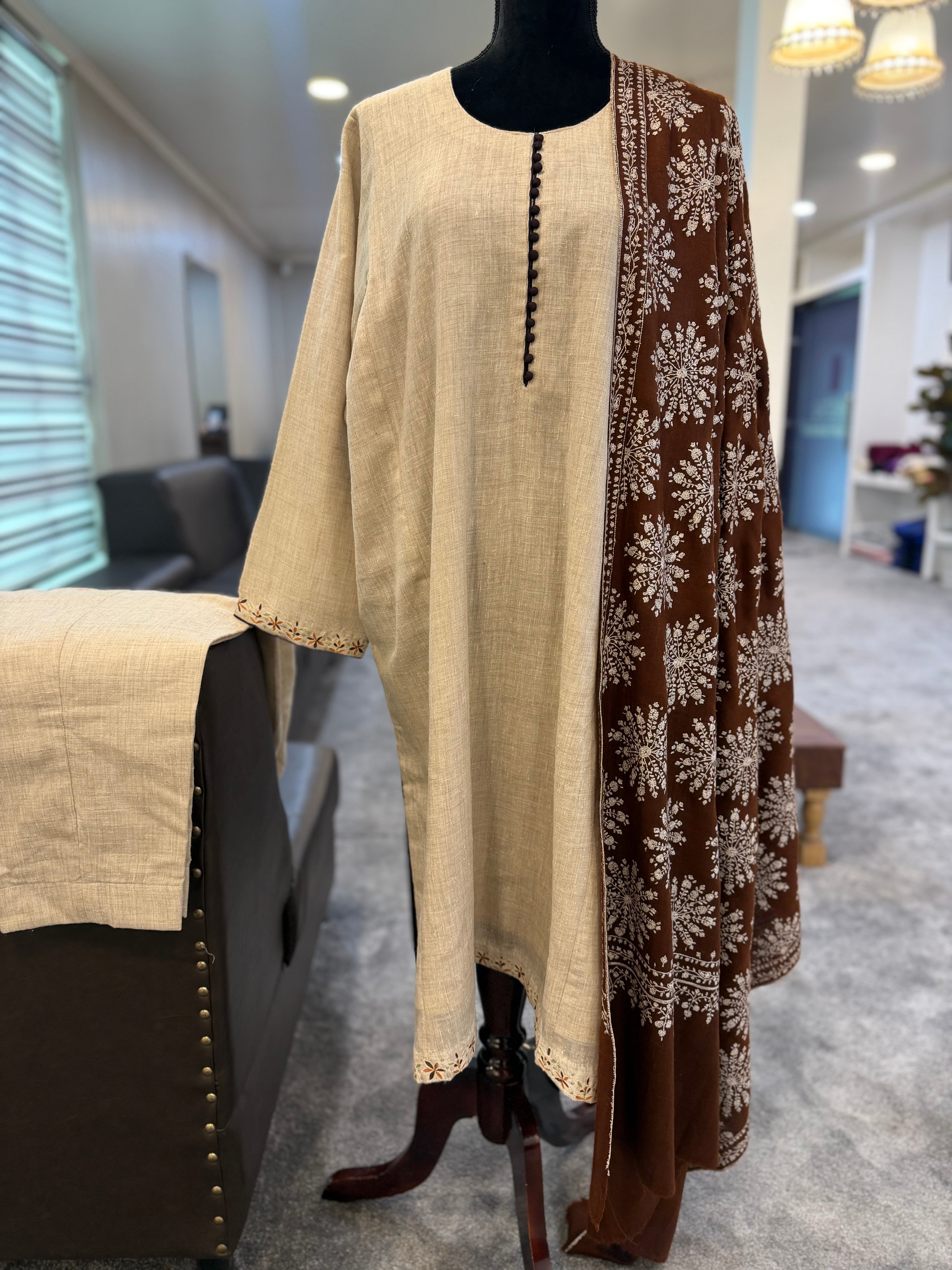 Purepashmina blend 2 piece pwb551