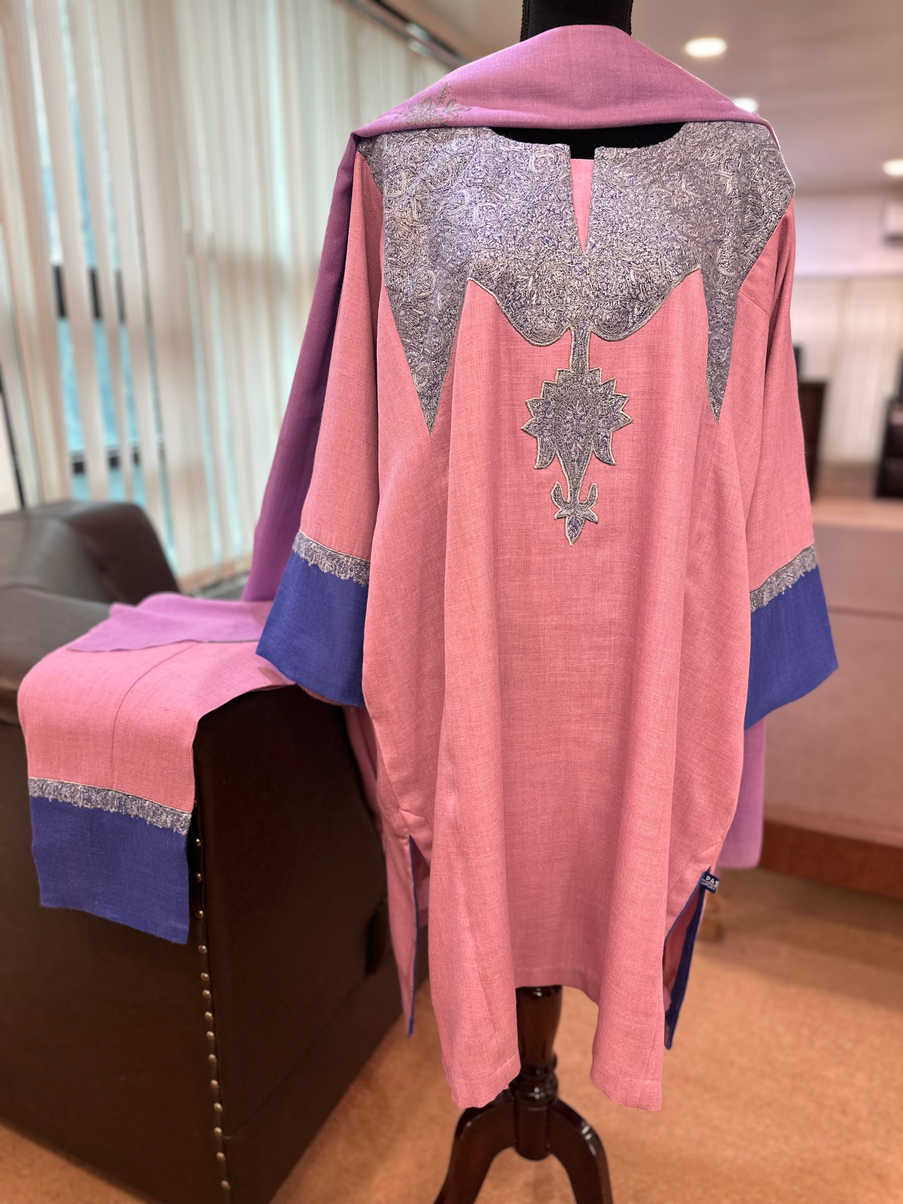 Purepashmima blend pheran set pwb388