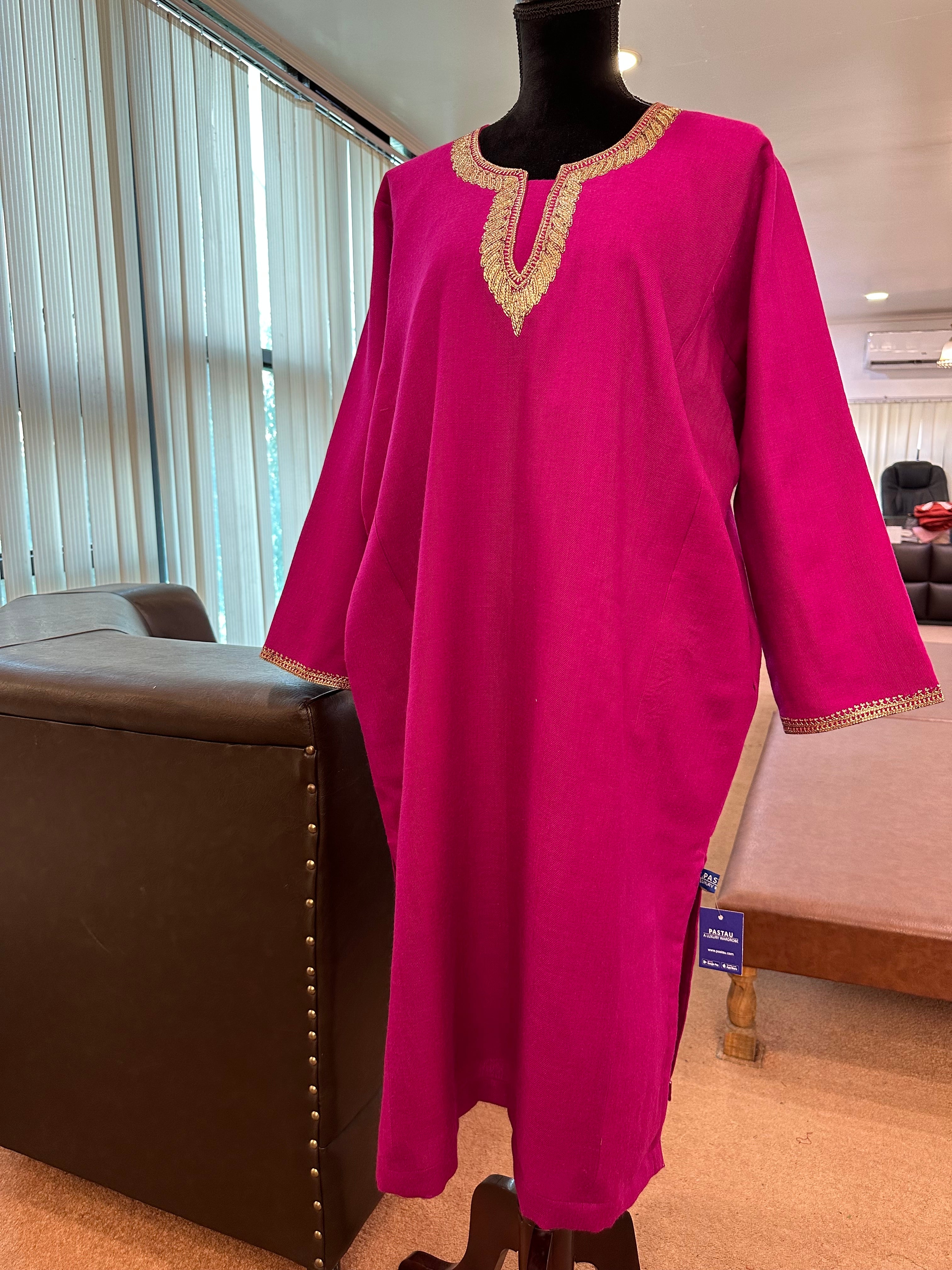 Handtilla purepashmina blend pheran pwb269