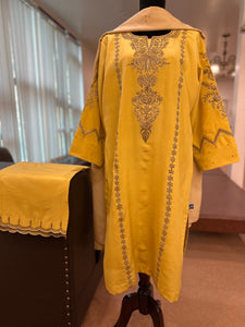 Pure crepe tillawork suit mtks792