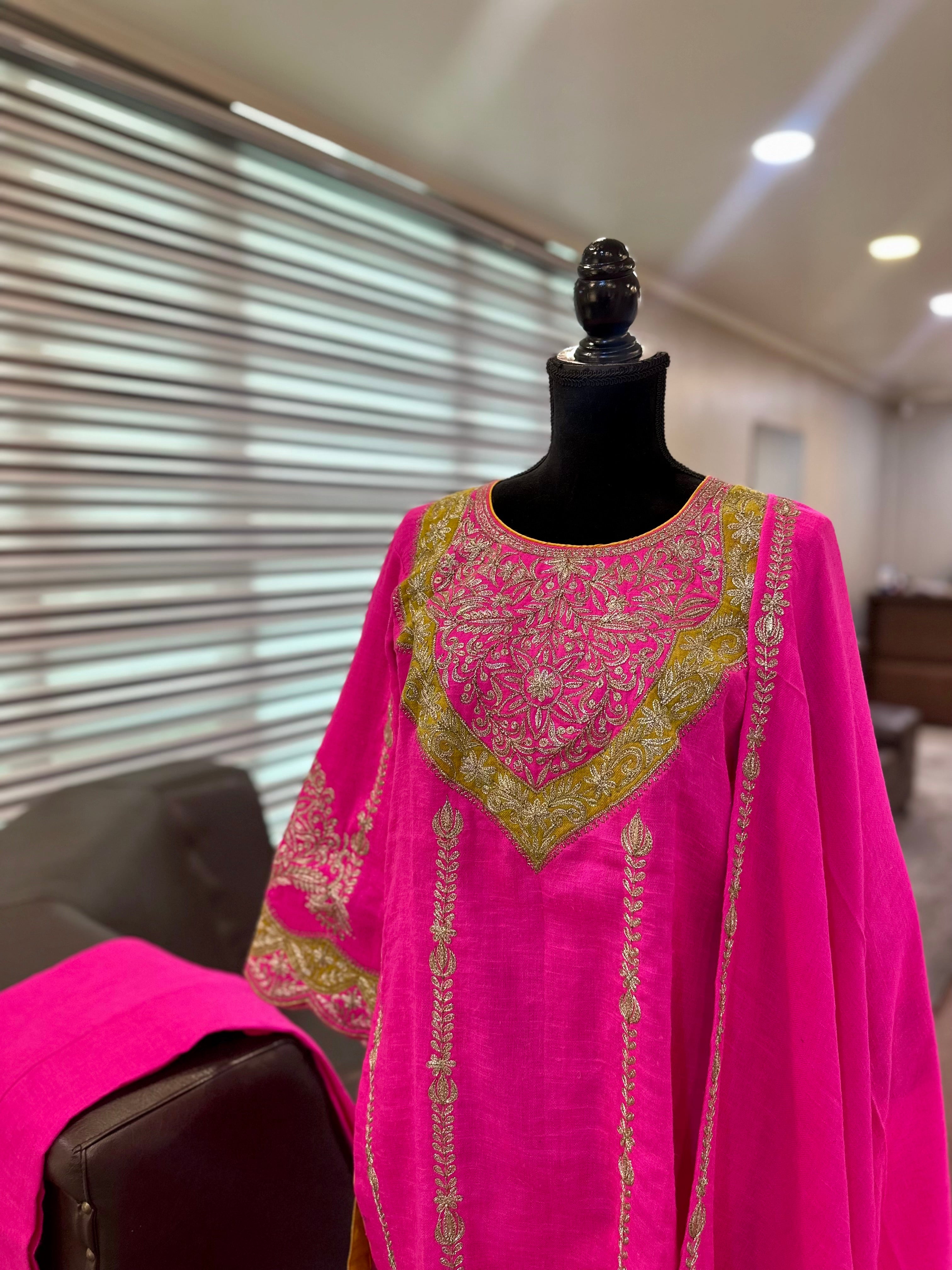 Purepashmina blend kurta set