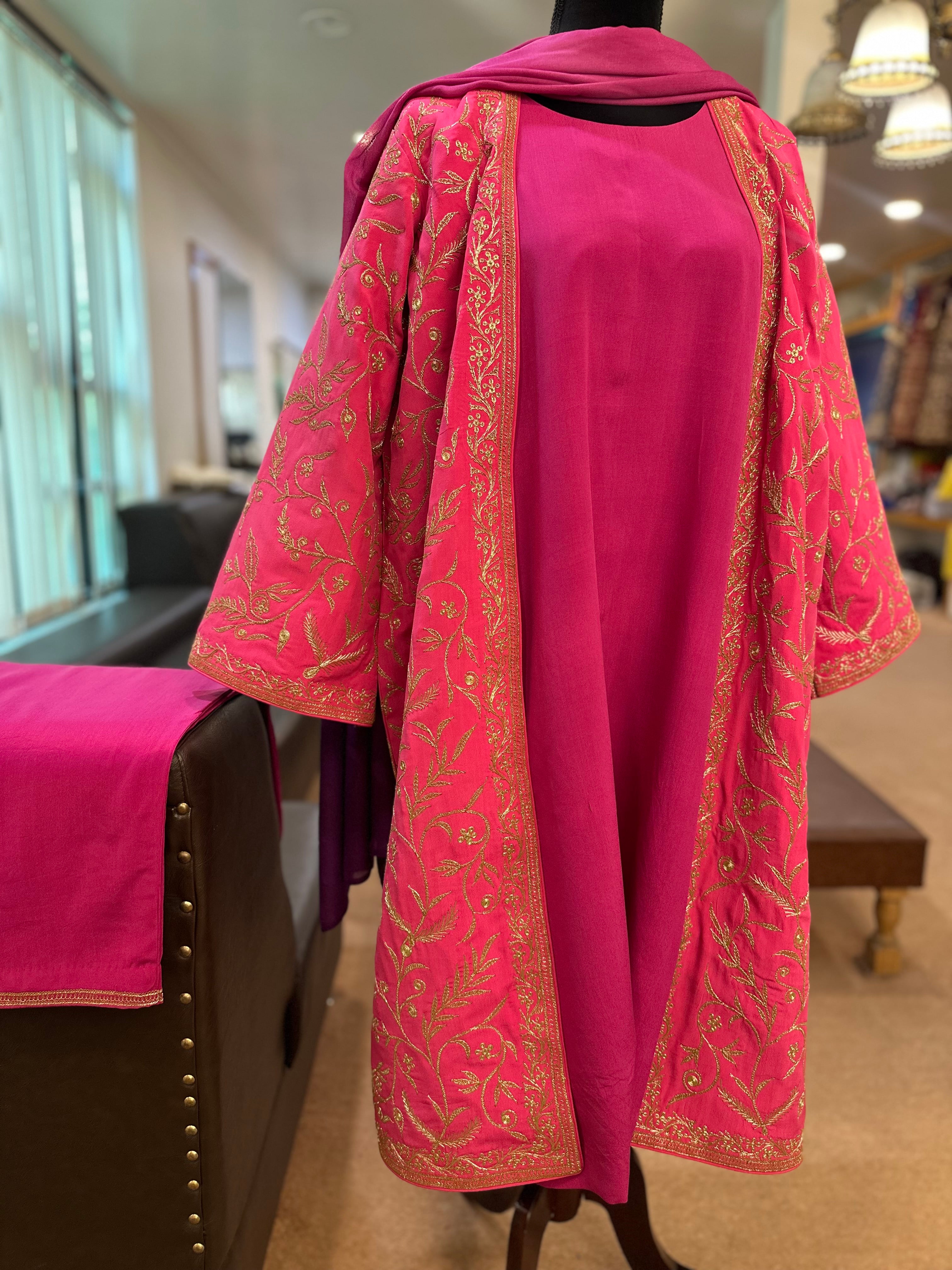 Purecrepe 4 piece jacket set mtks811