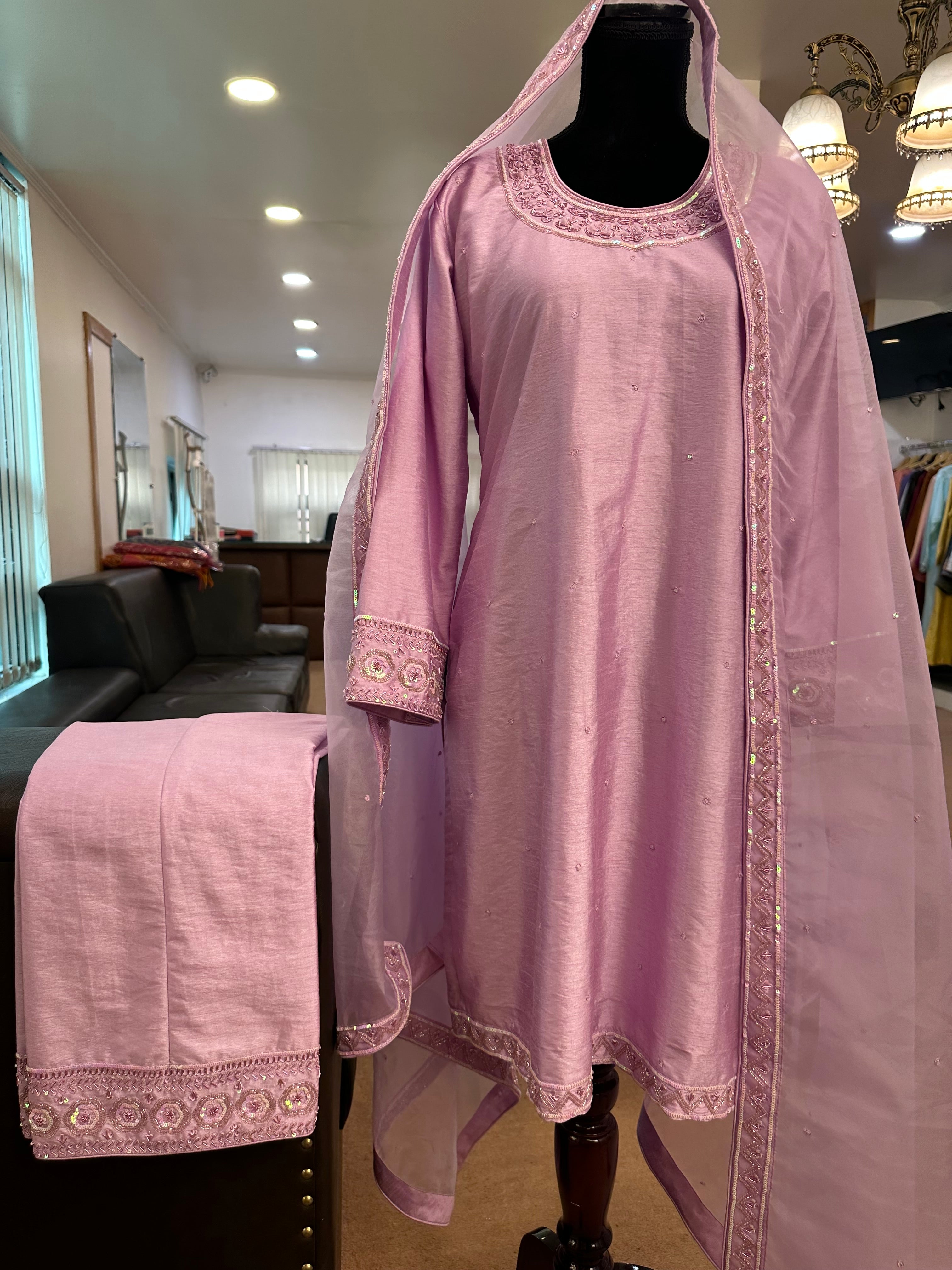 Handembroidered suit