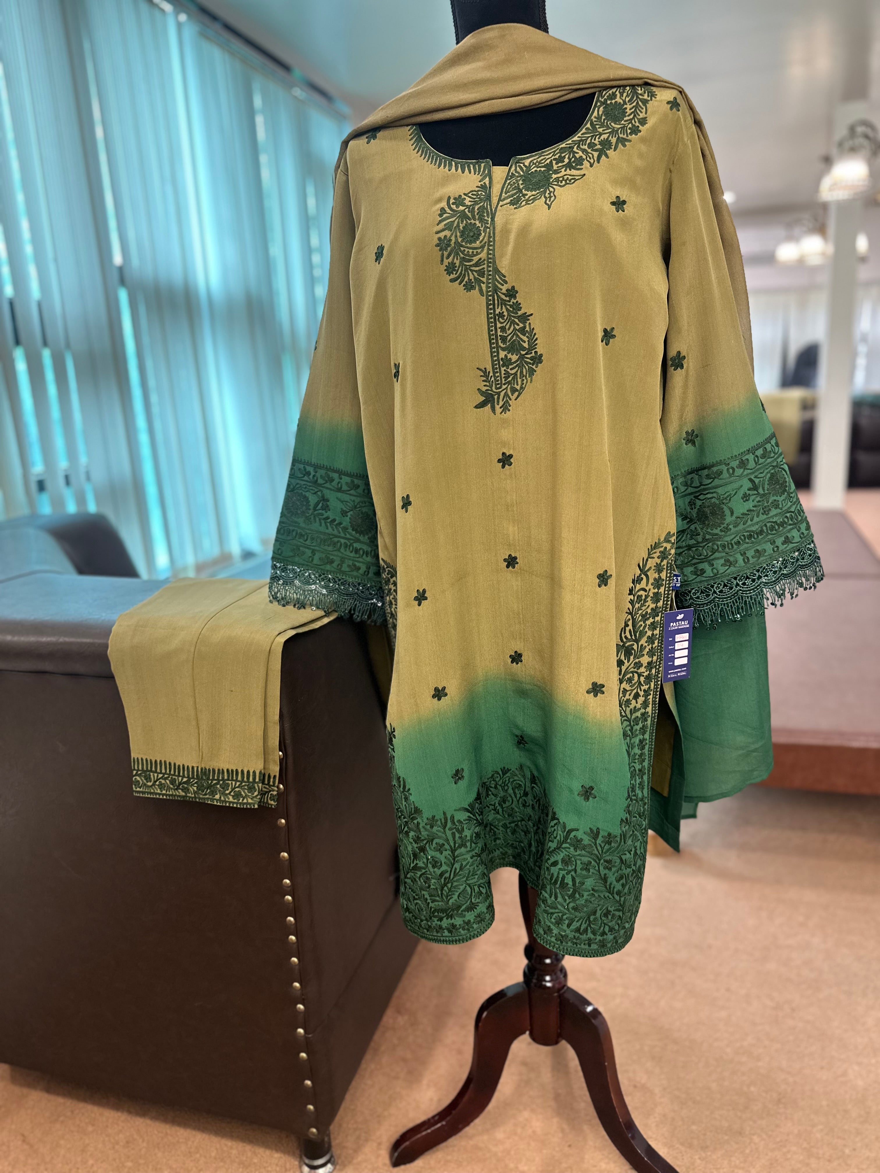 Purecrepe kurta set pbks114