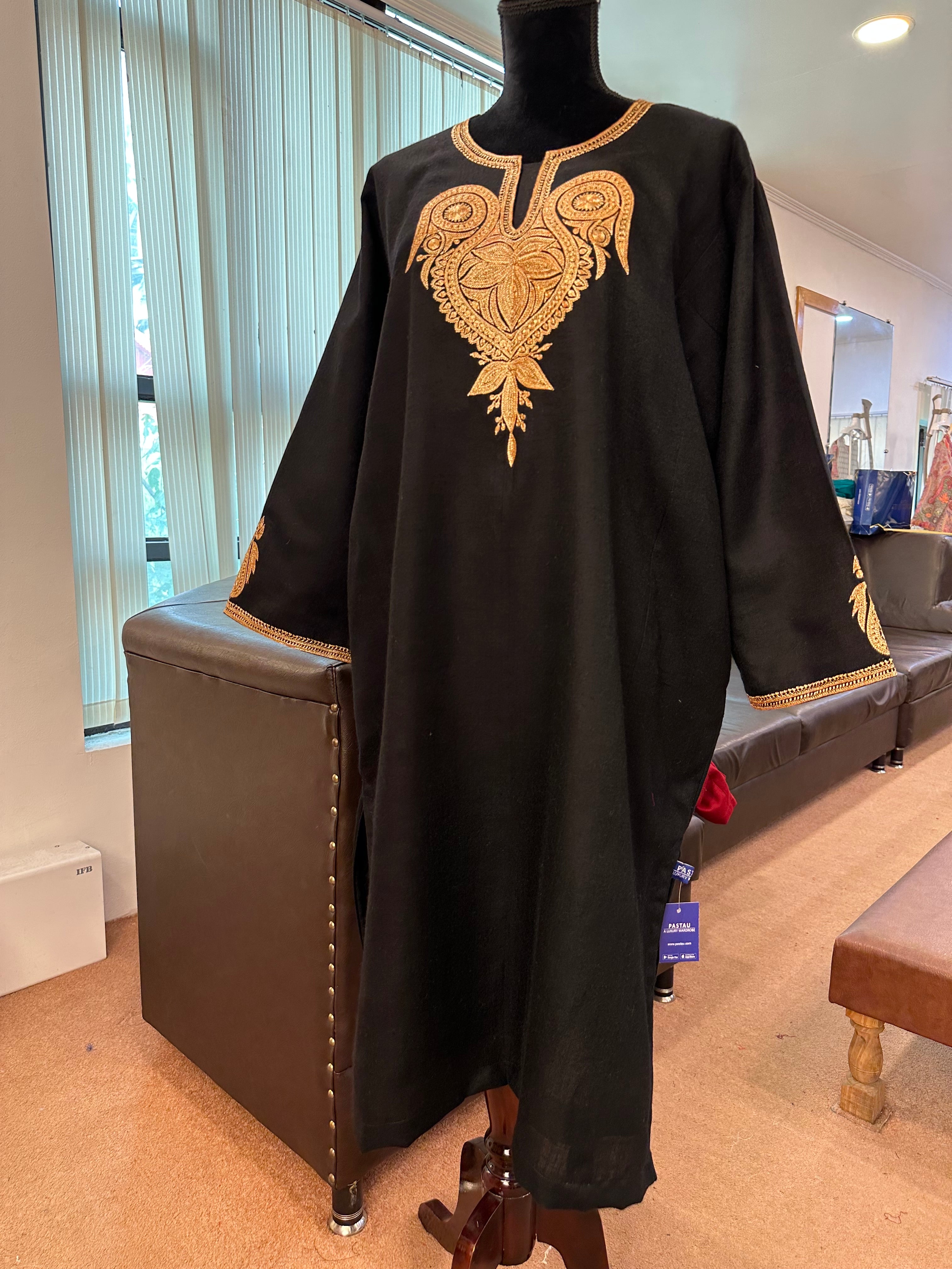 PurePashmina blend handtilla  pheran pwb270