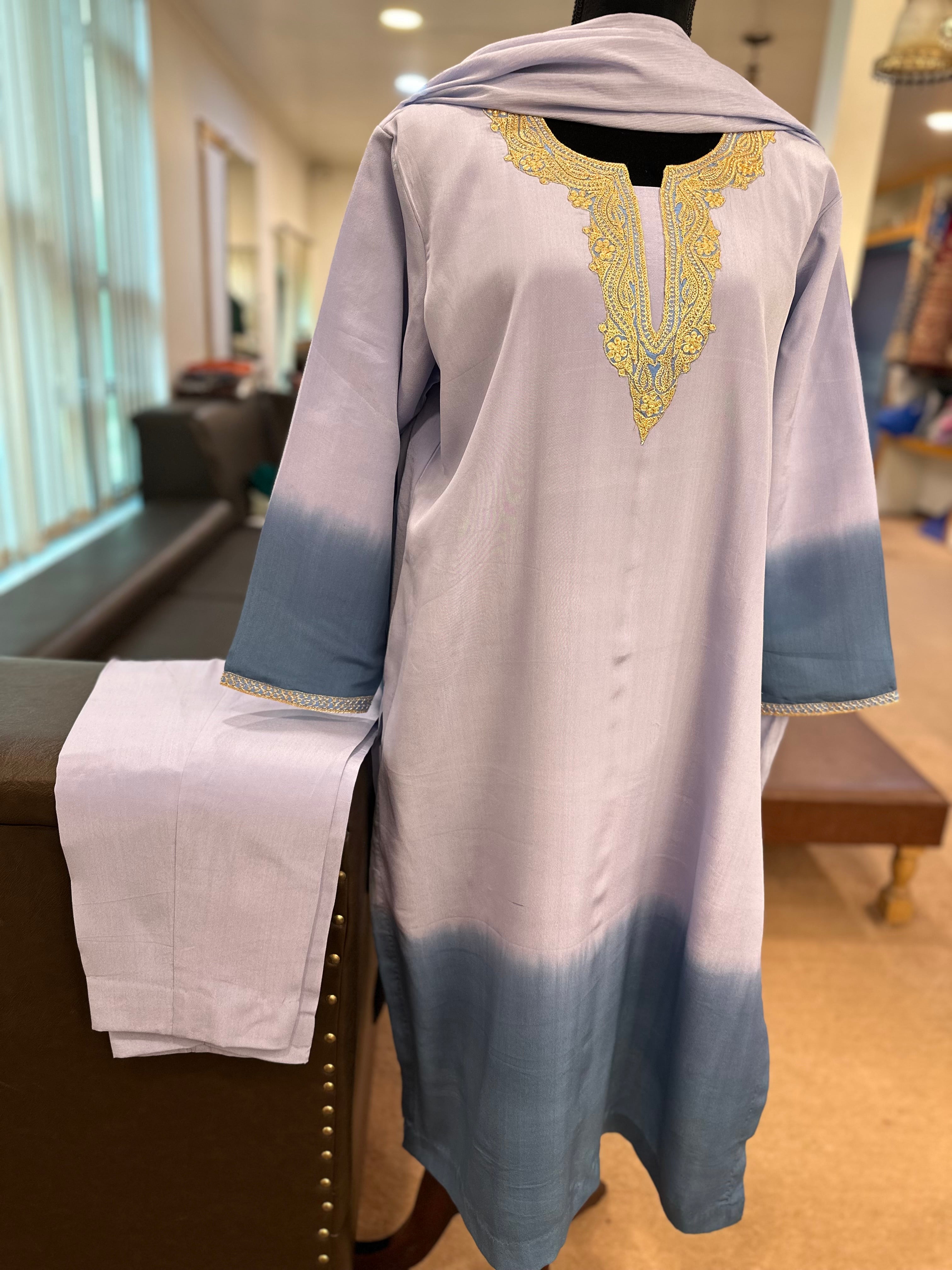 Purecrepe suit with handtilla