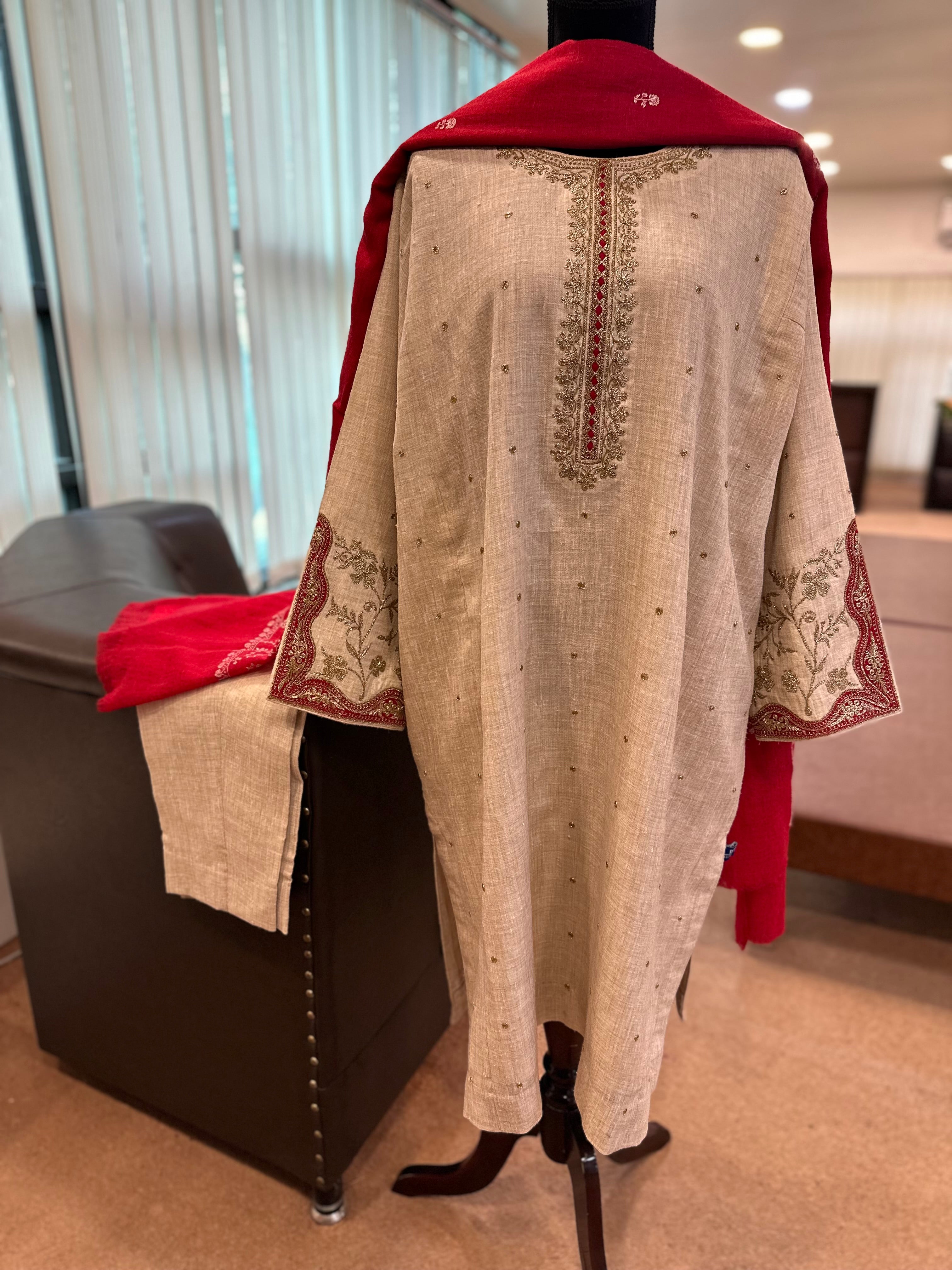 Purepashmina blend 2 pc pwb493