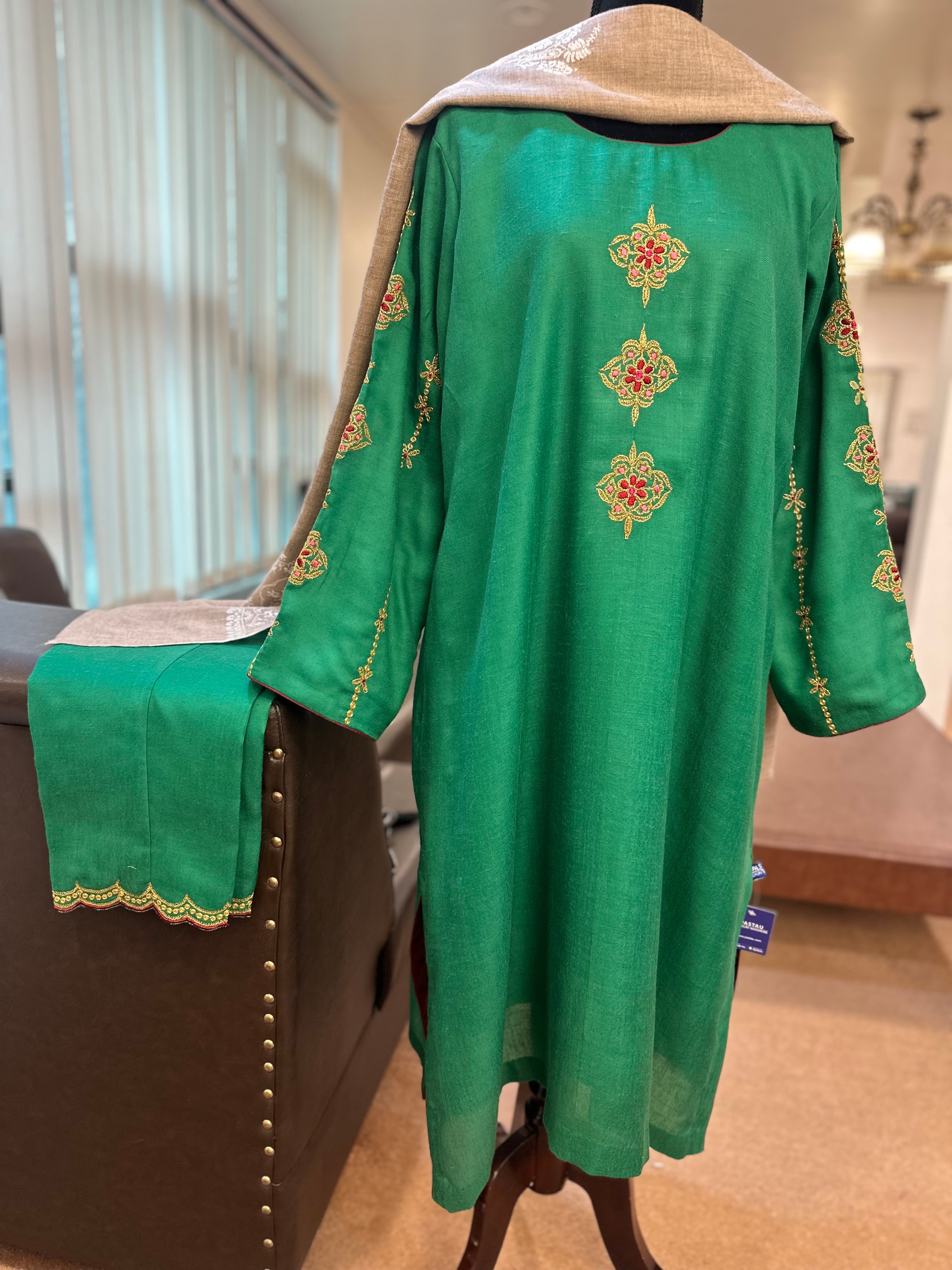 Purepashmina blend kurta set pwb411