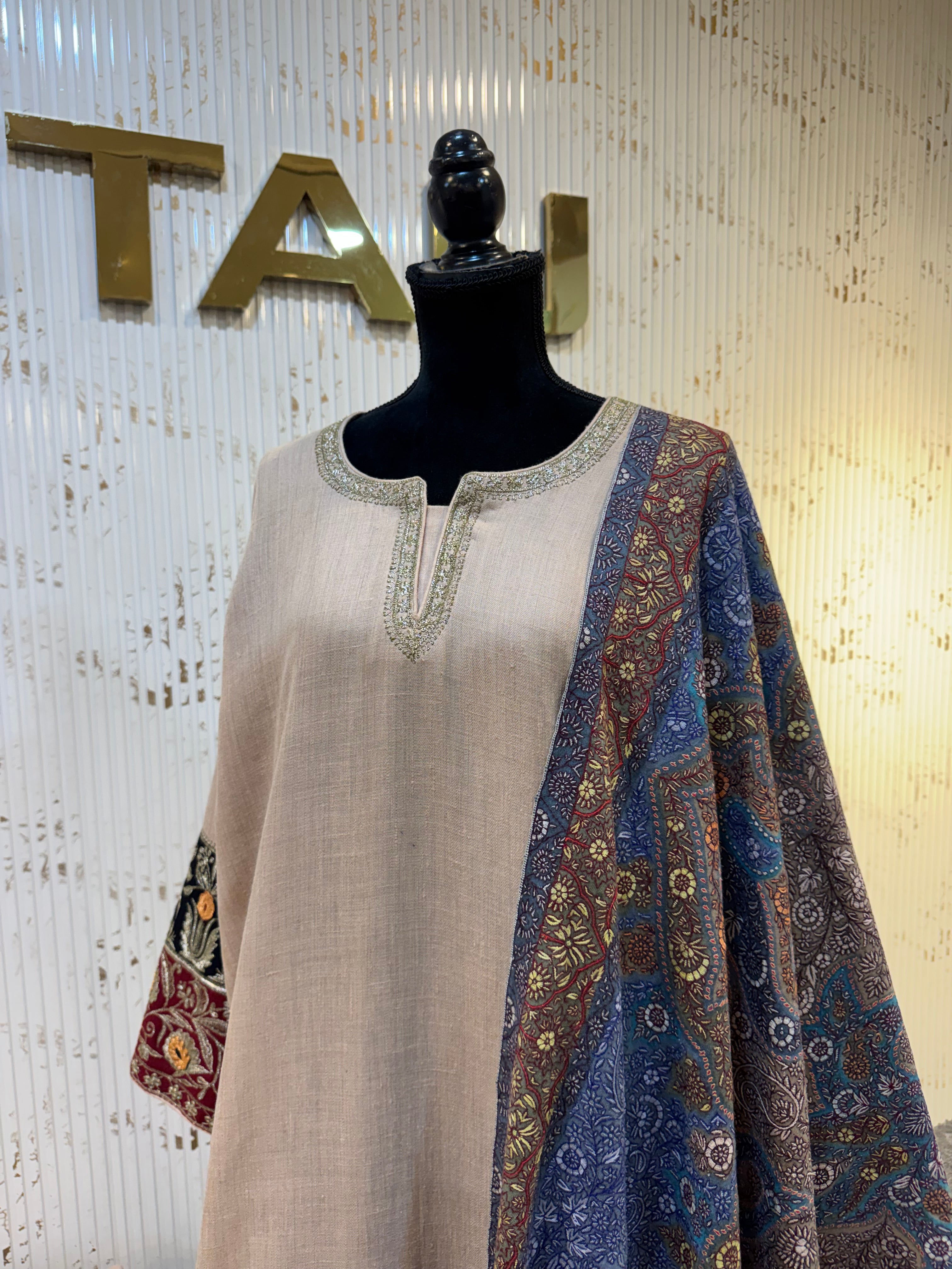 Pashmina blend 2 piece kurta set pwb606