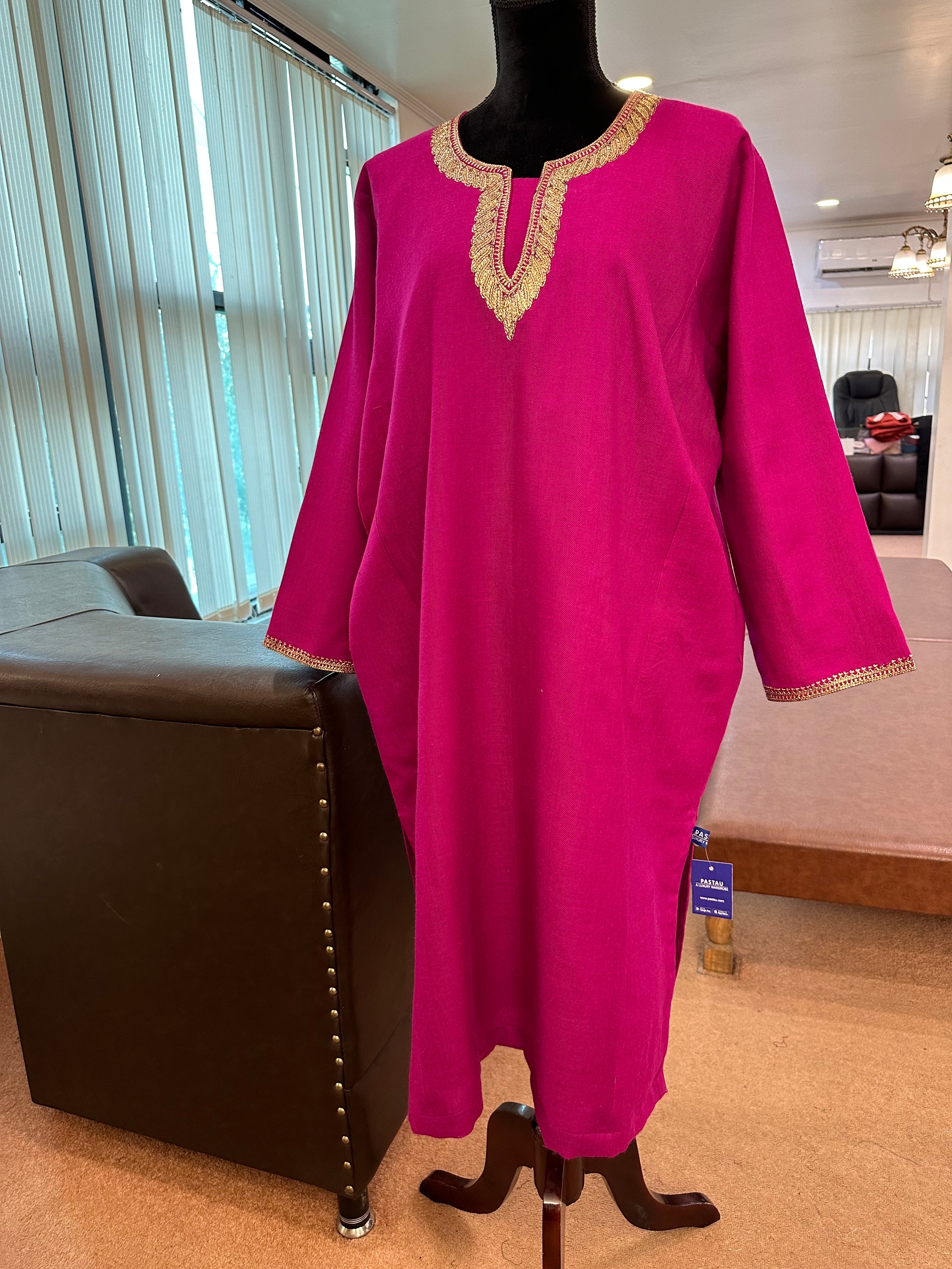 Handtilla purepashmina blend pheran pwb269