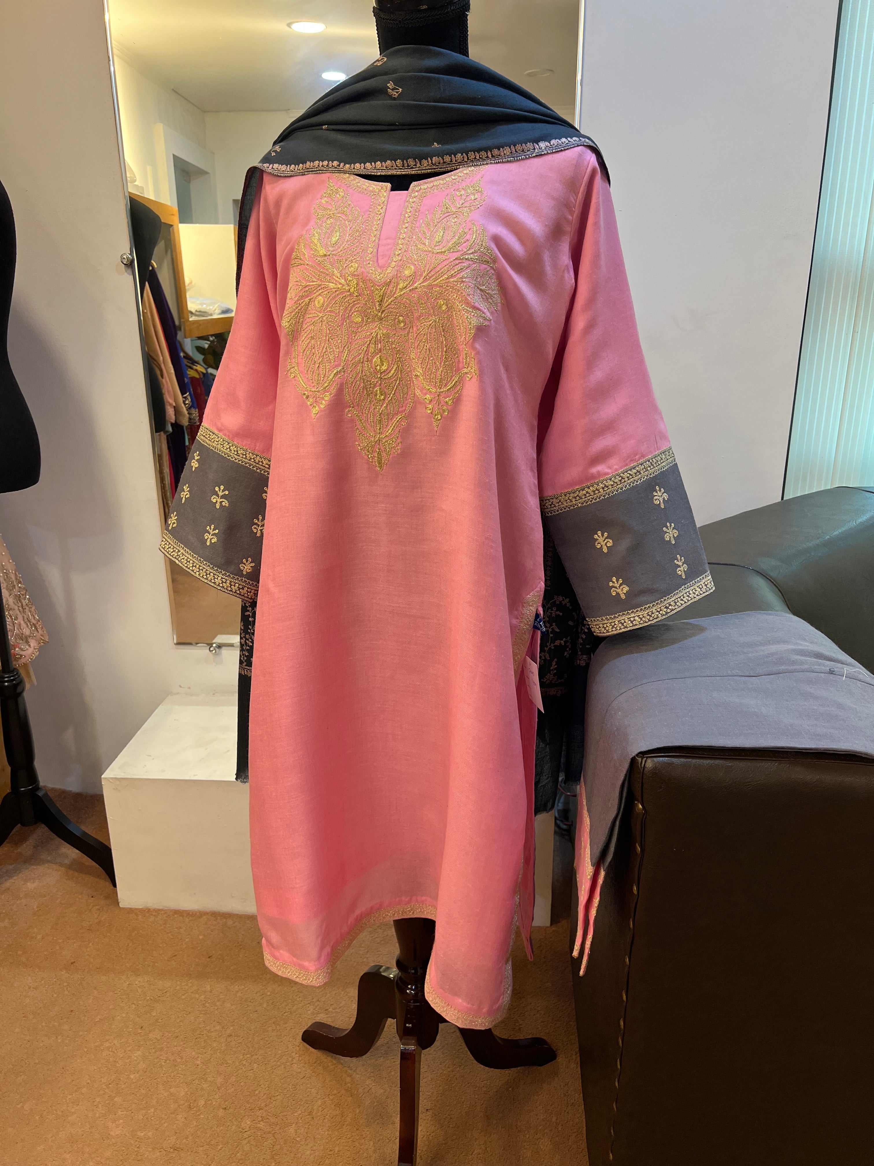 Pure pashmina blend 2pc kurta set pwb409