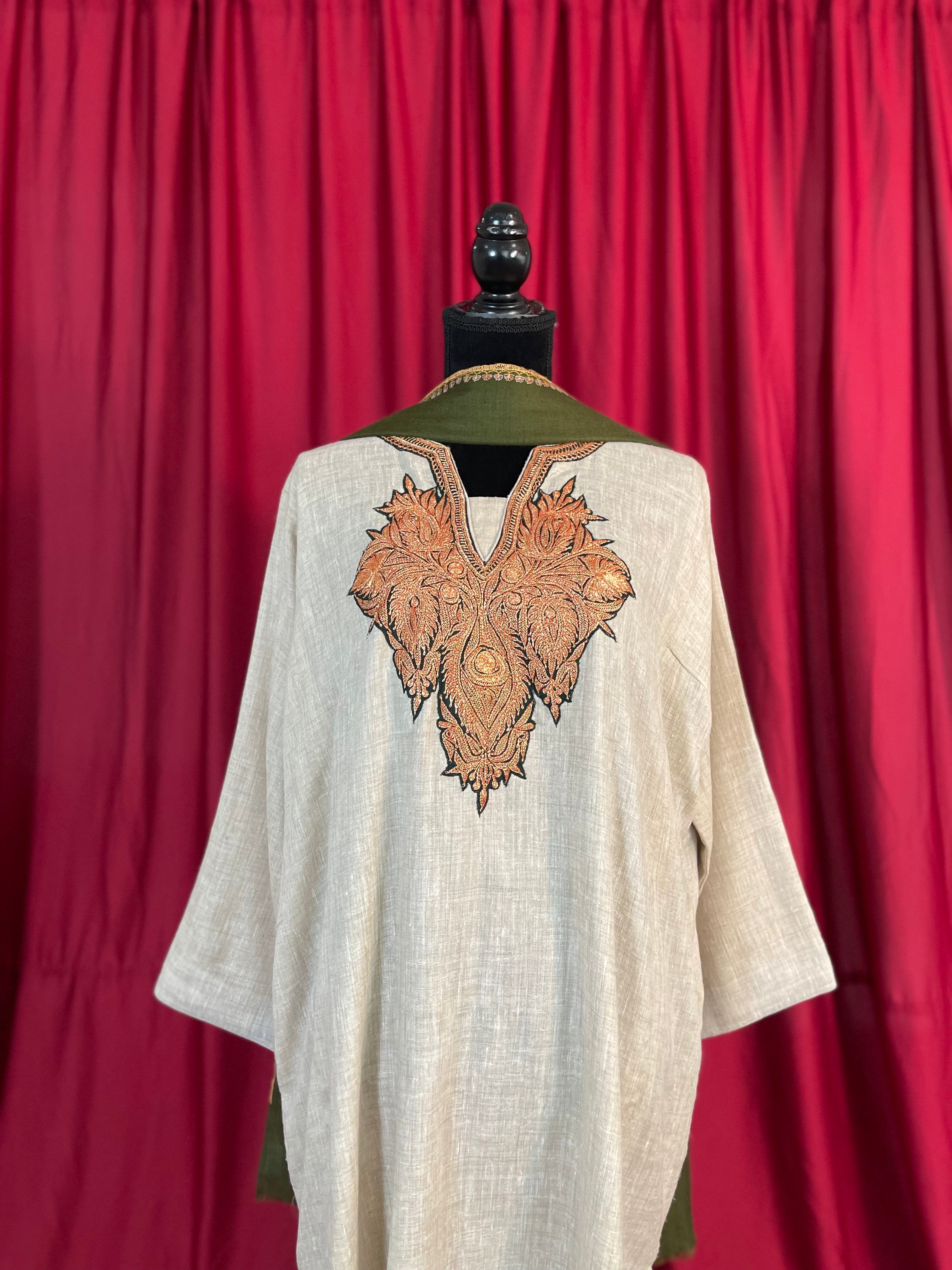 Purepashmina blend pheran pwb503