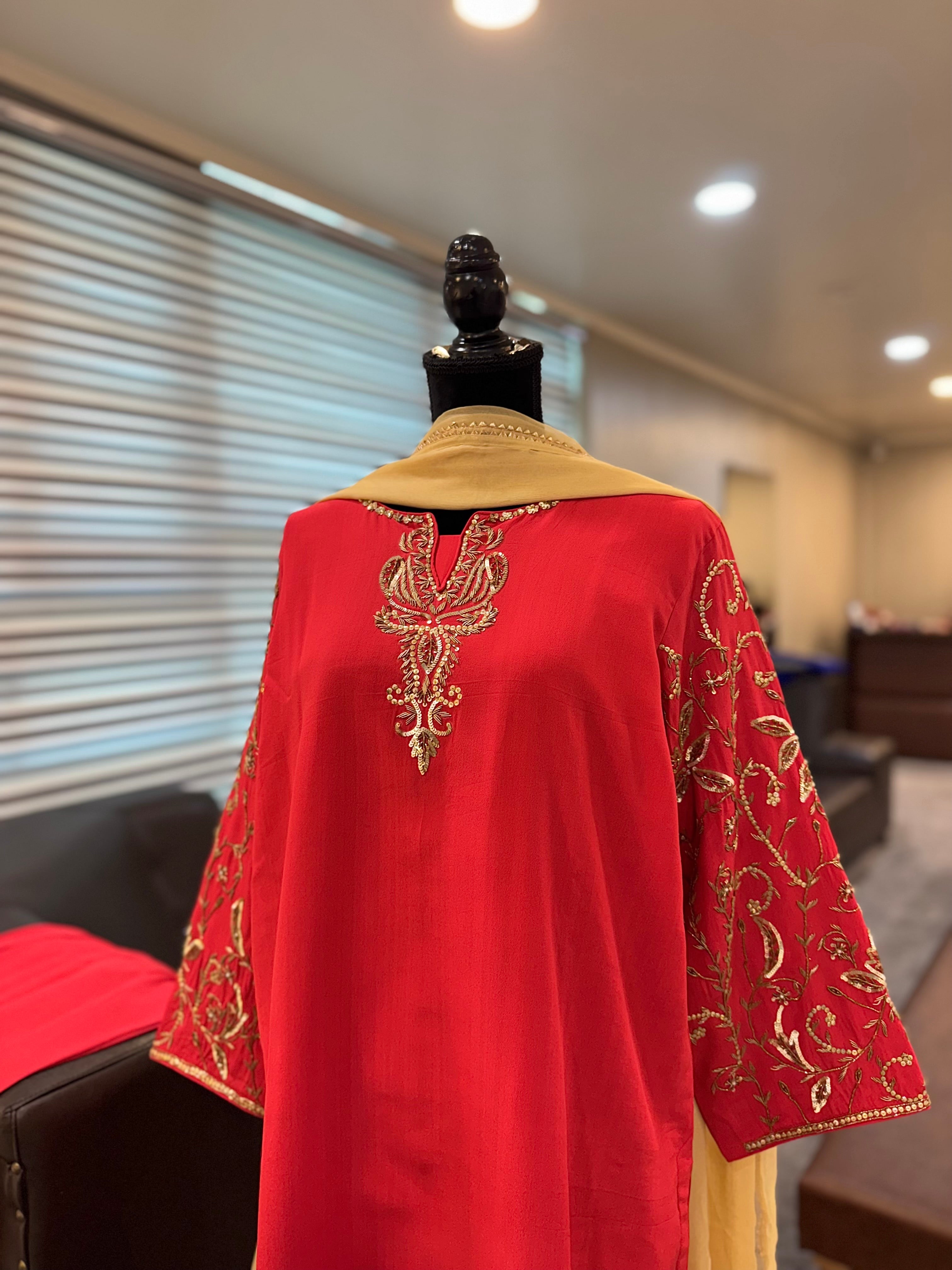 Pure crepe Suit PBKS(132) (3pc)