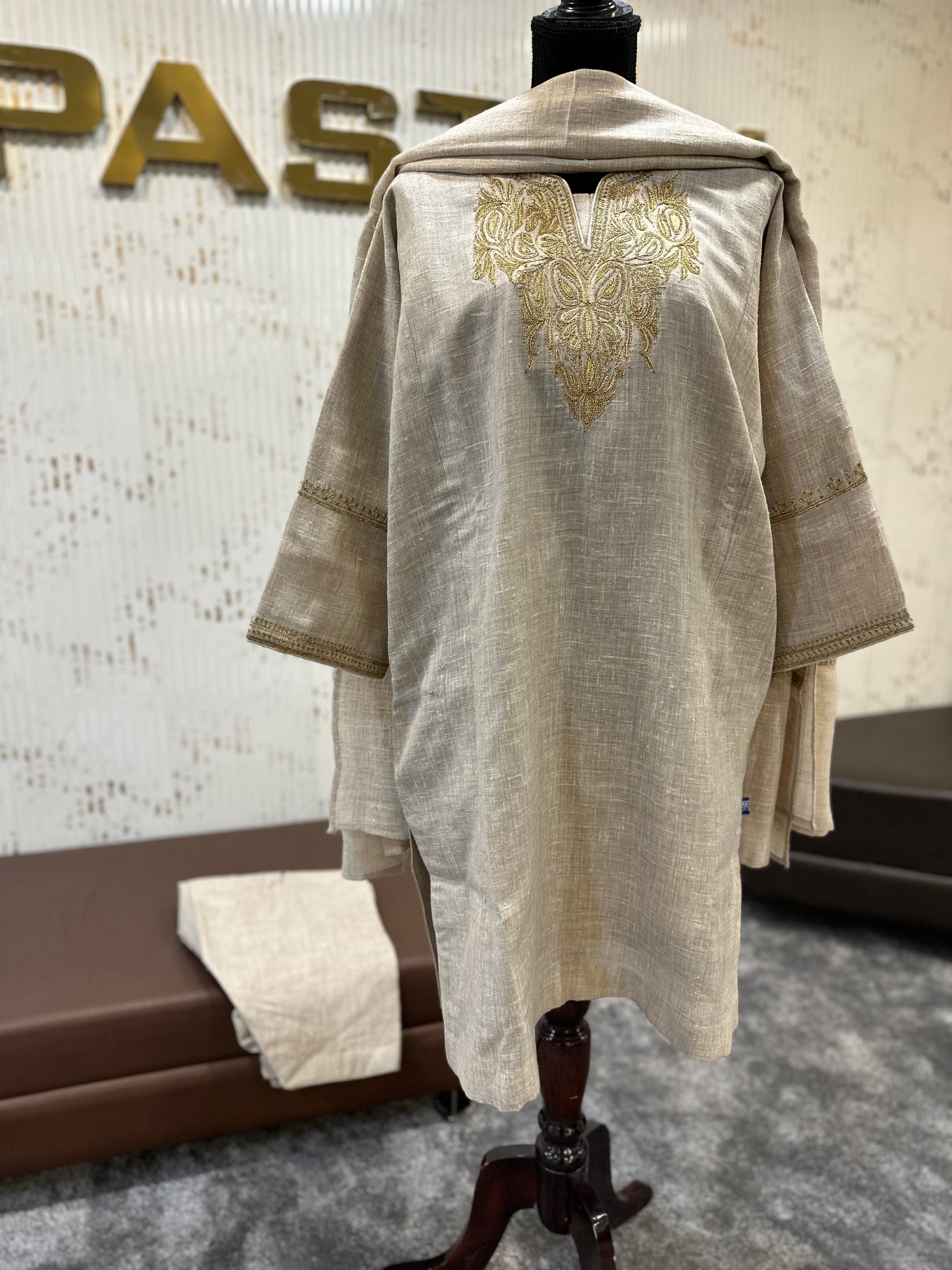 Purepashmina blend 3 piece pheran set