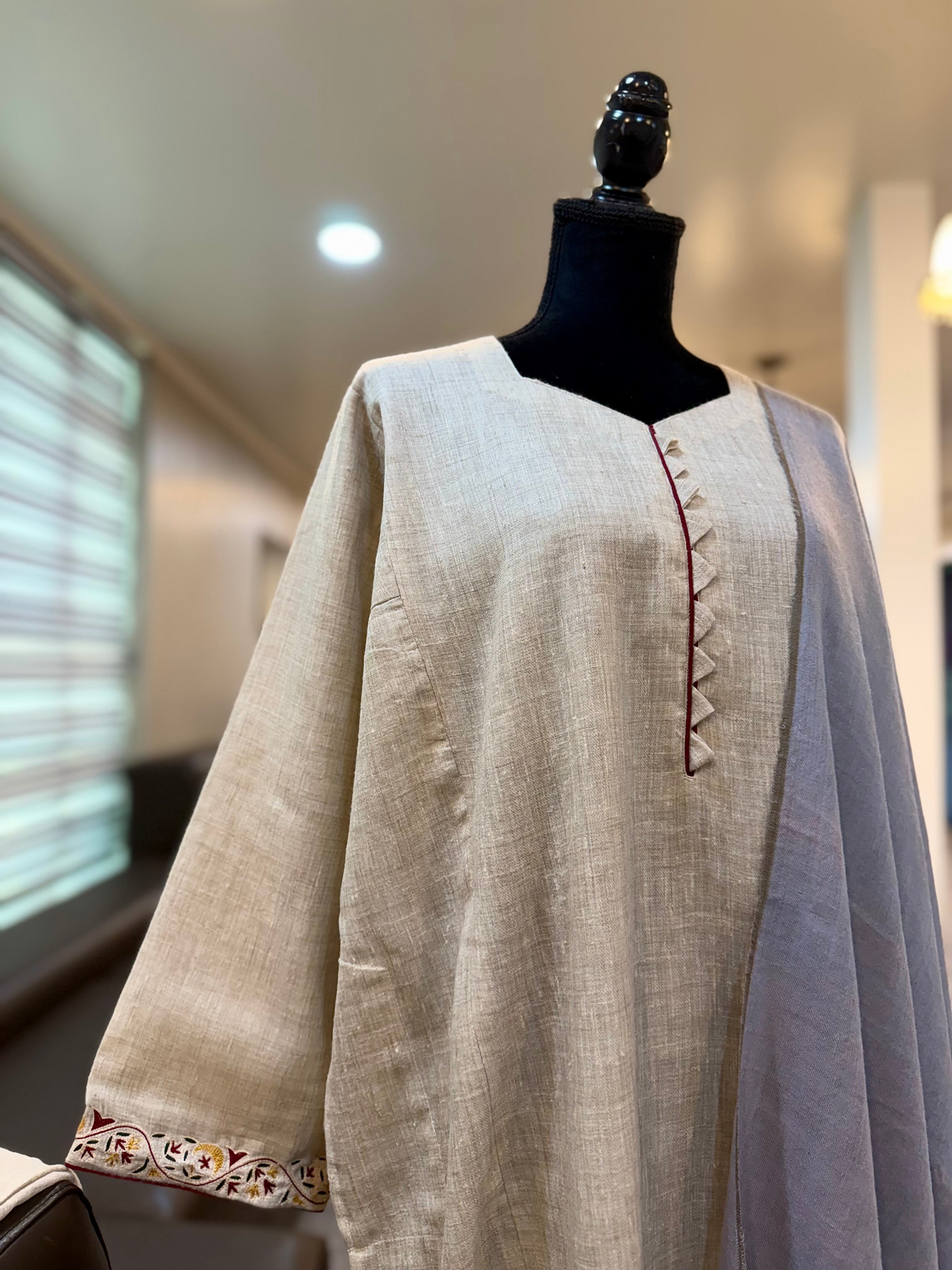 Pure pashmina blend 2pc set pwb552