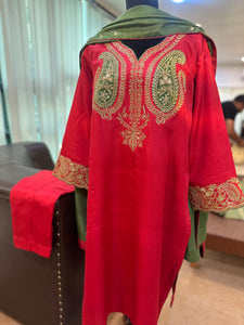 Puresilk 3 piece kurta set mtks839
