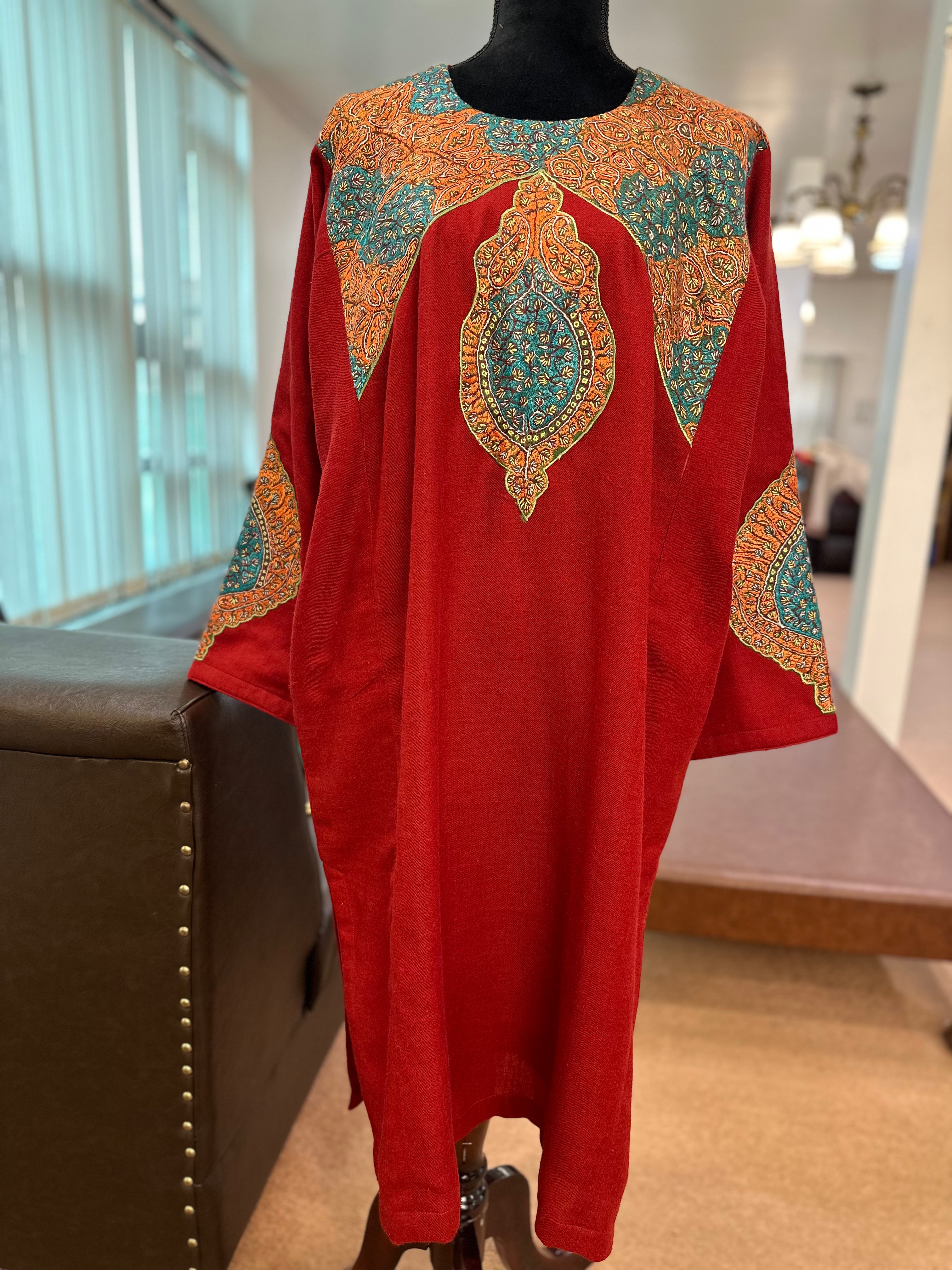 Purepashmina blend pheran pwb287